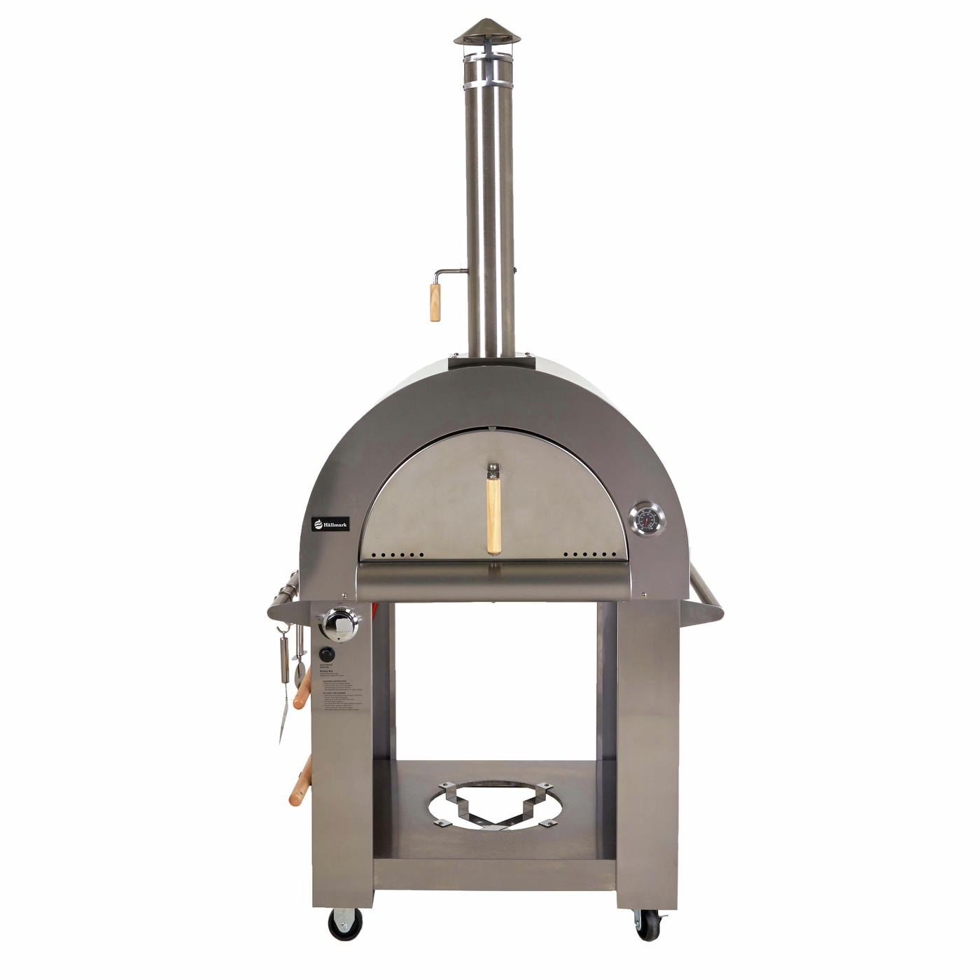 Pizza Ovn for Tre og Gassfyring 89x89x70 cm