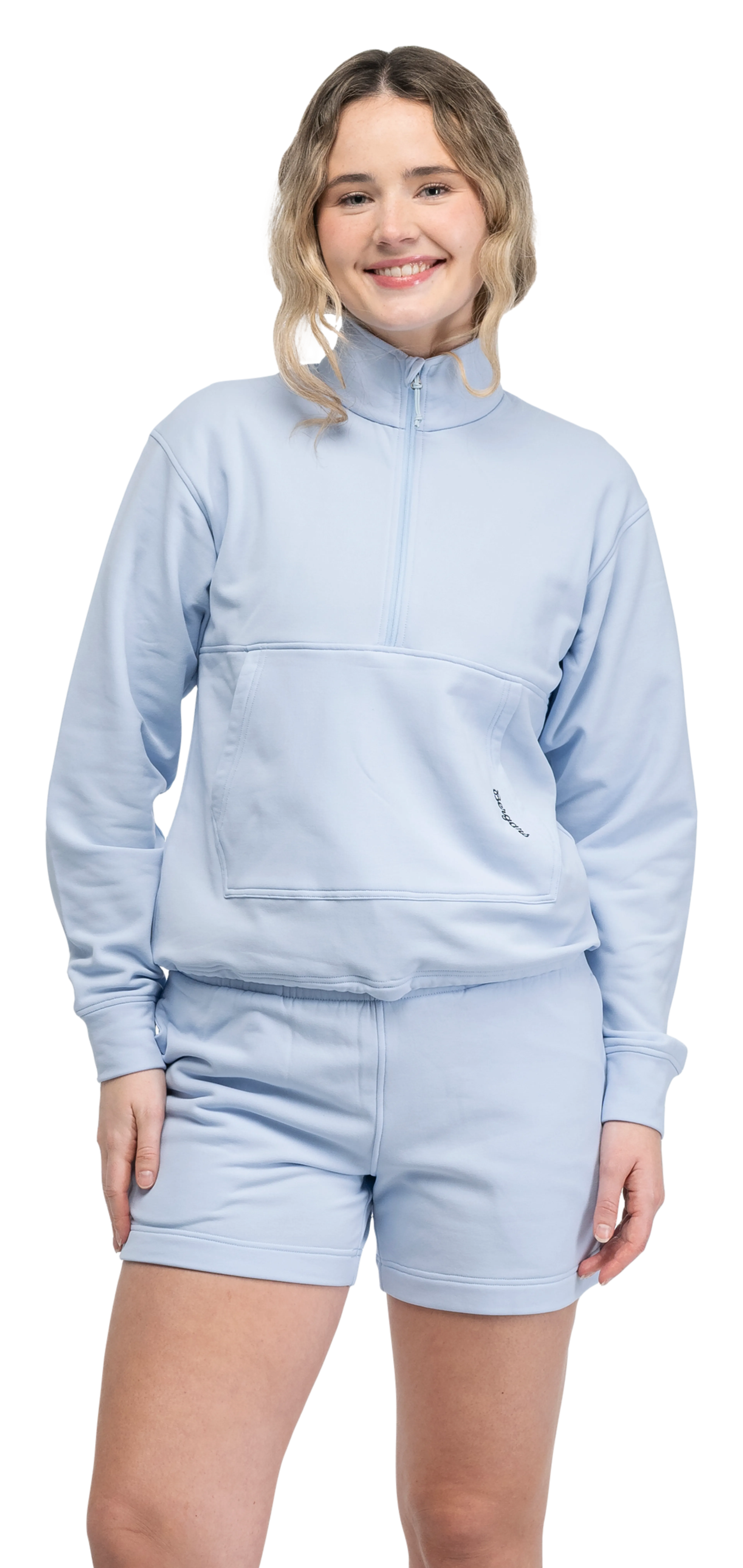 Midtli Midlayer Cropped Half Zip Women