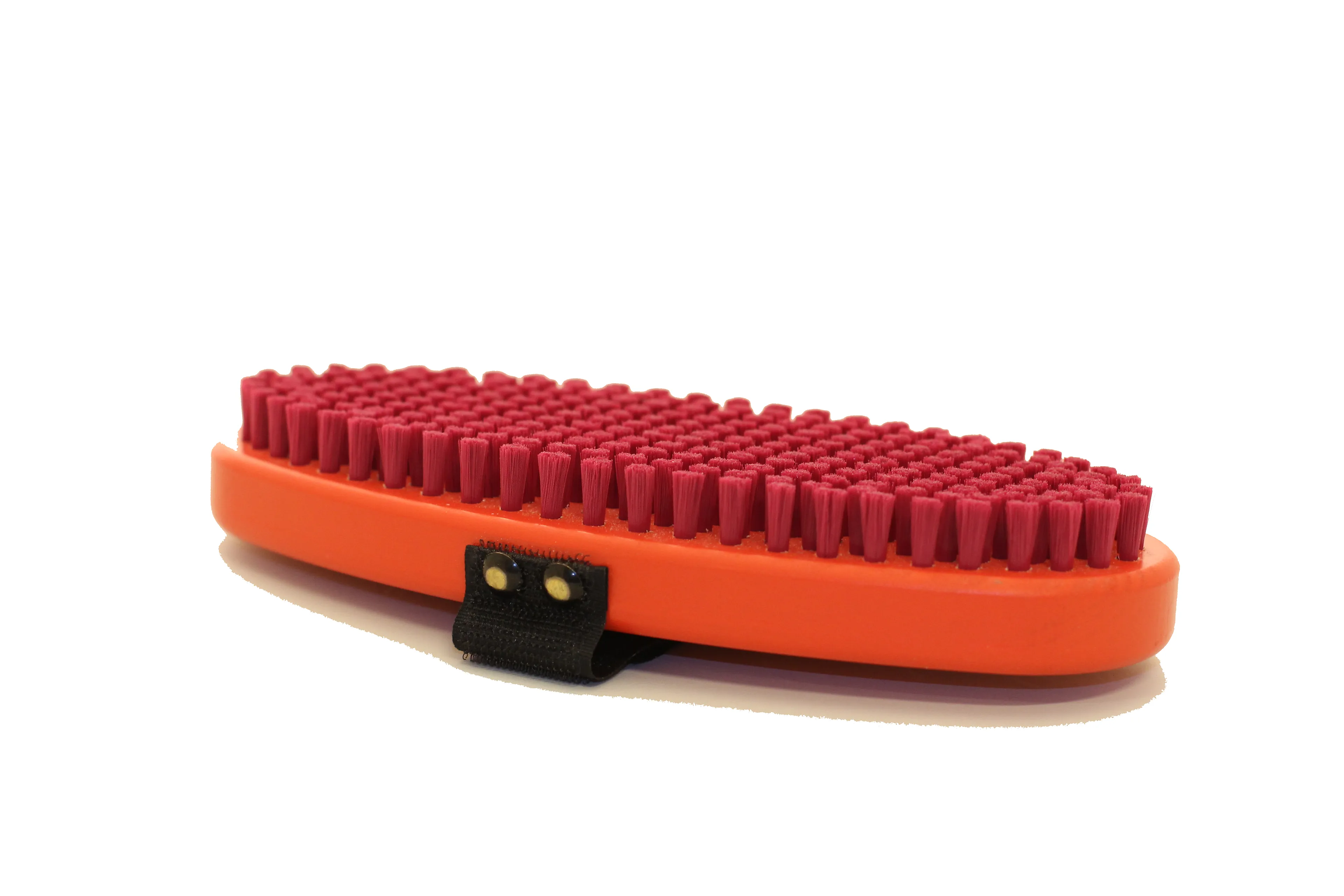 T190O Brush oval, fine red nylon