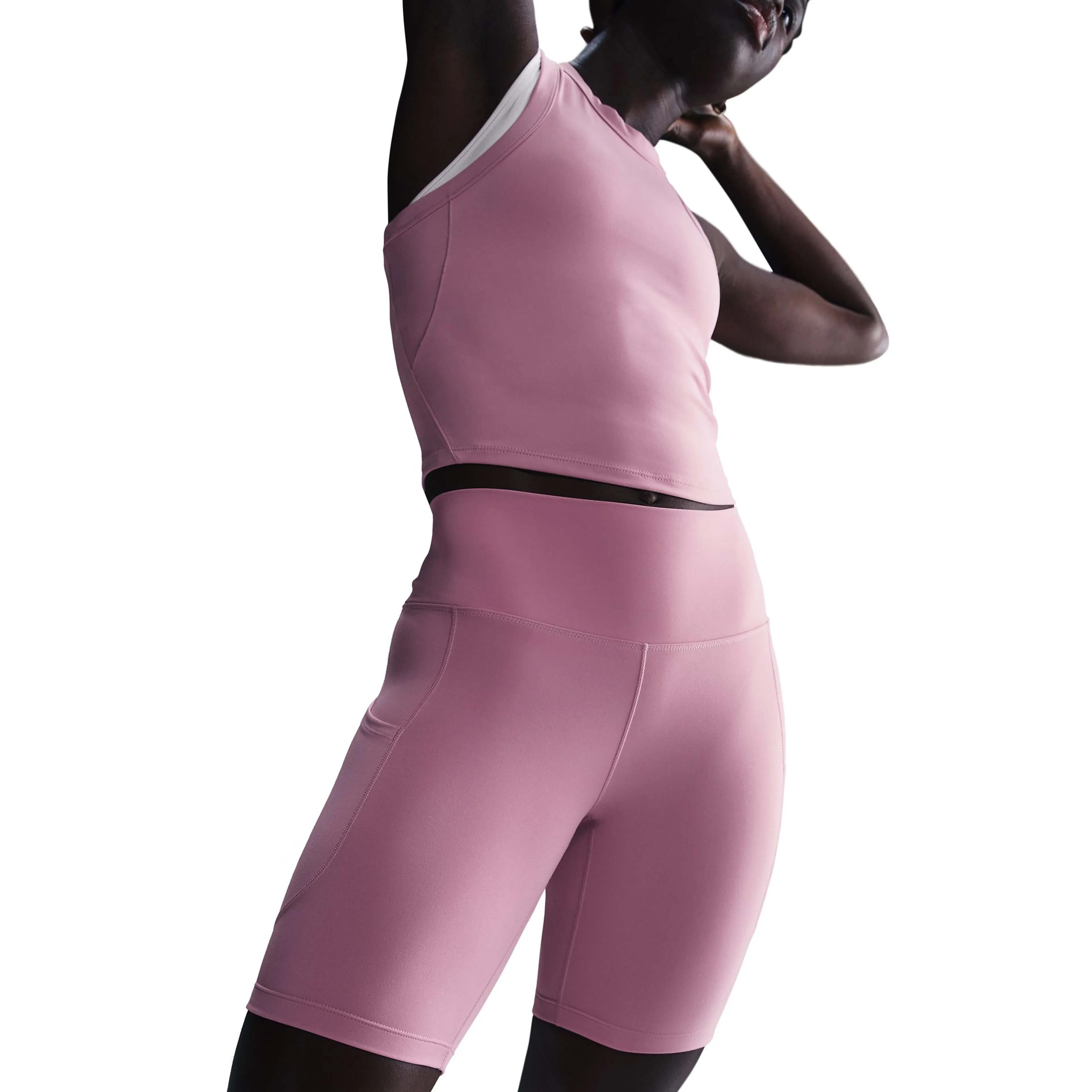 One Women's High-Waisted 8" Biker Shorts