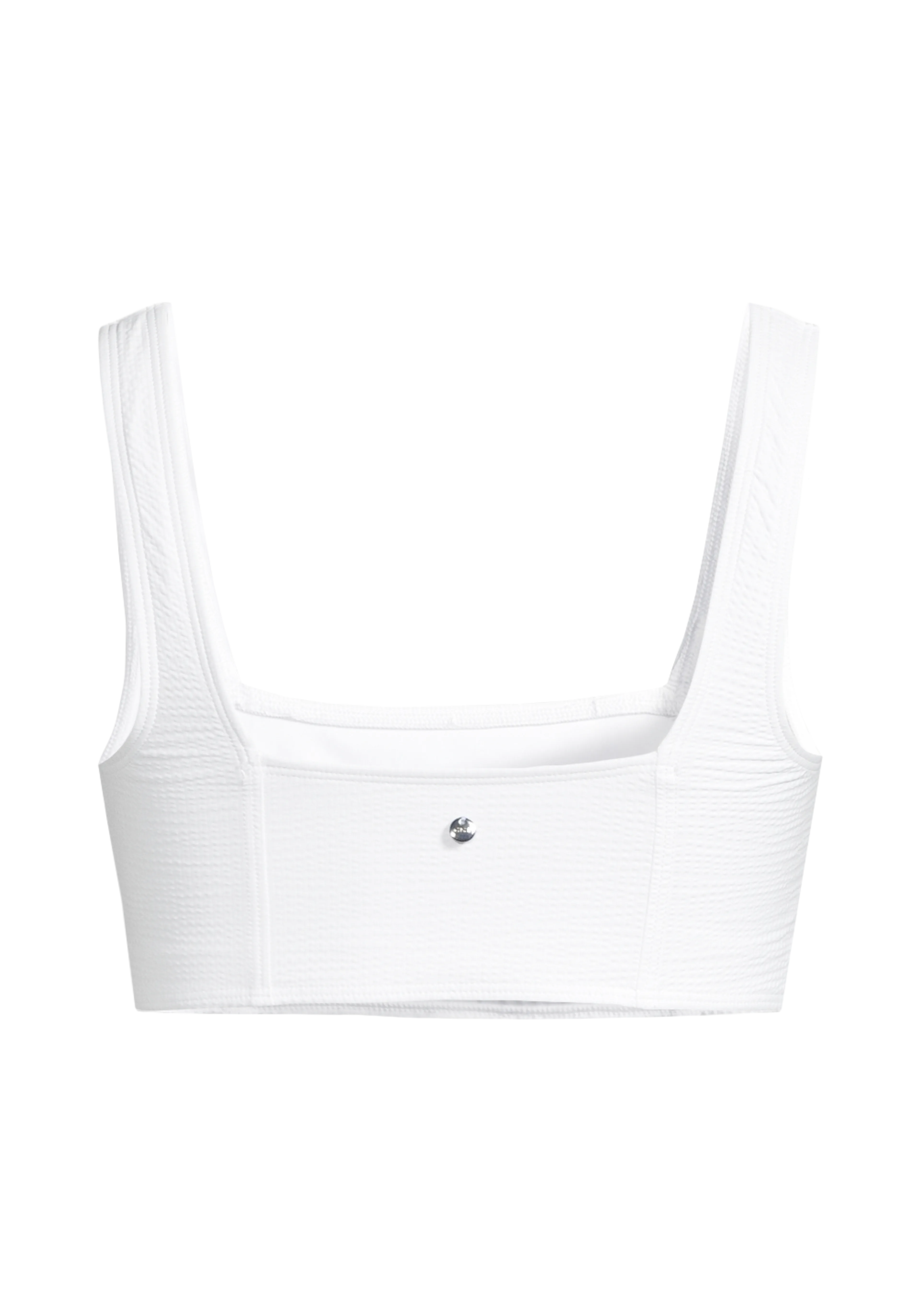 Waffle Square Neck Bikini Top Waffle Square Neck Bikini Top