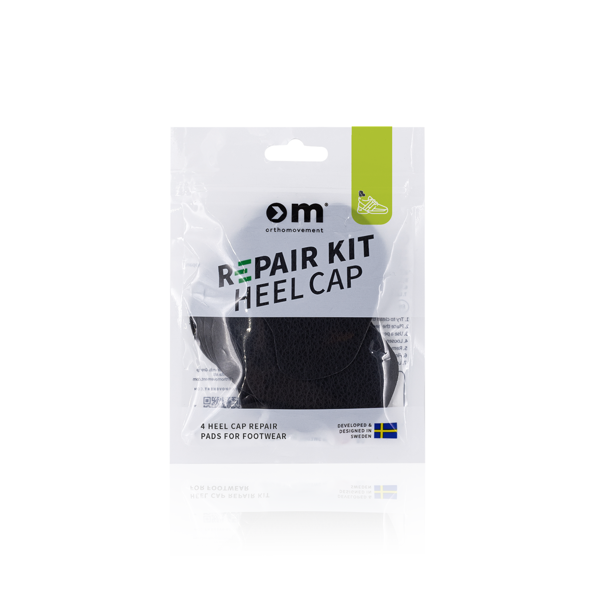 Heel Cap Repair Kit 4-pack