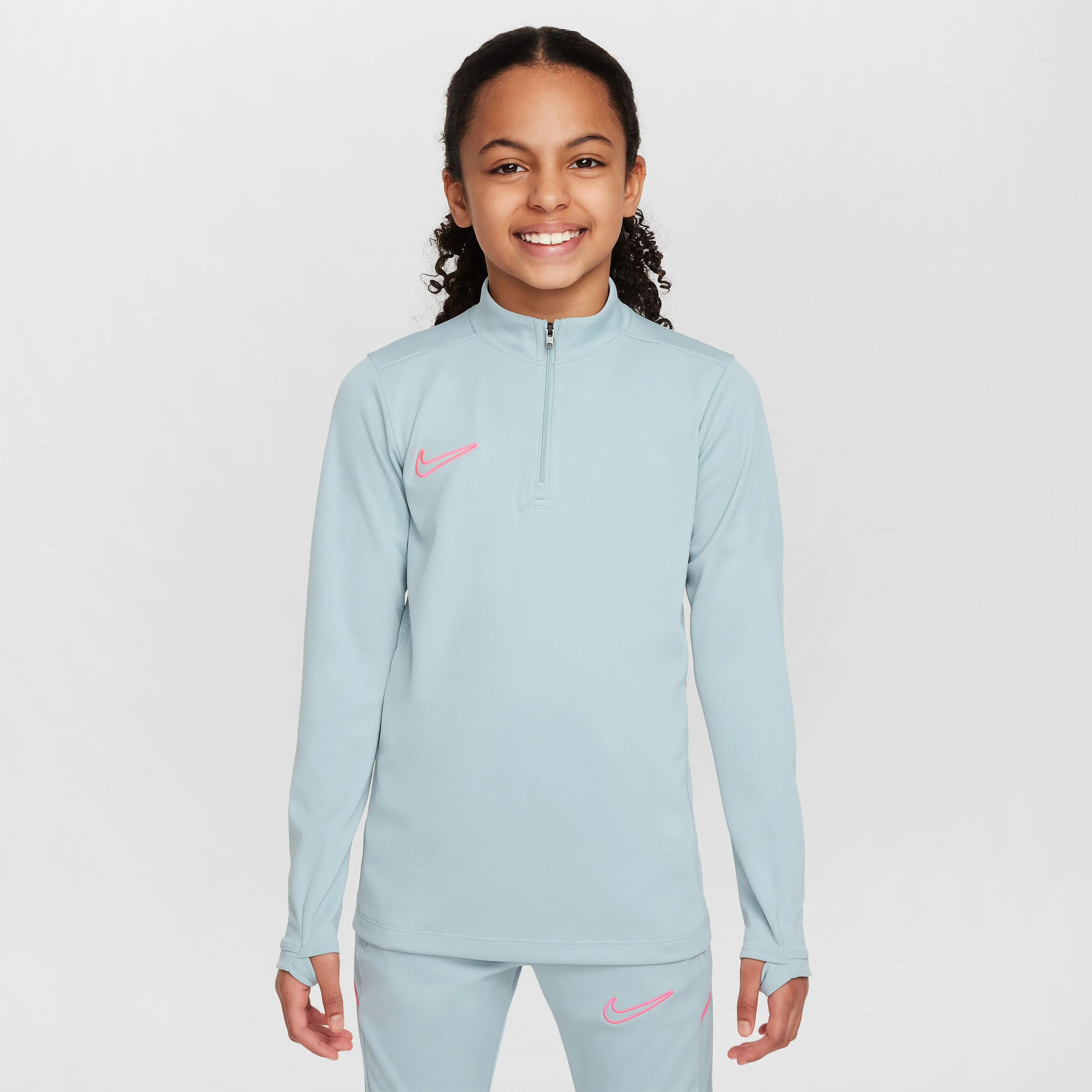 Academy Big Kids' Dri-FIT Long-Sleeve 1/4-Zip Soccer Drill Top