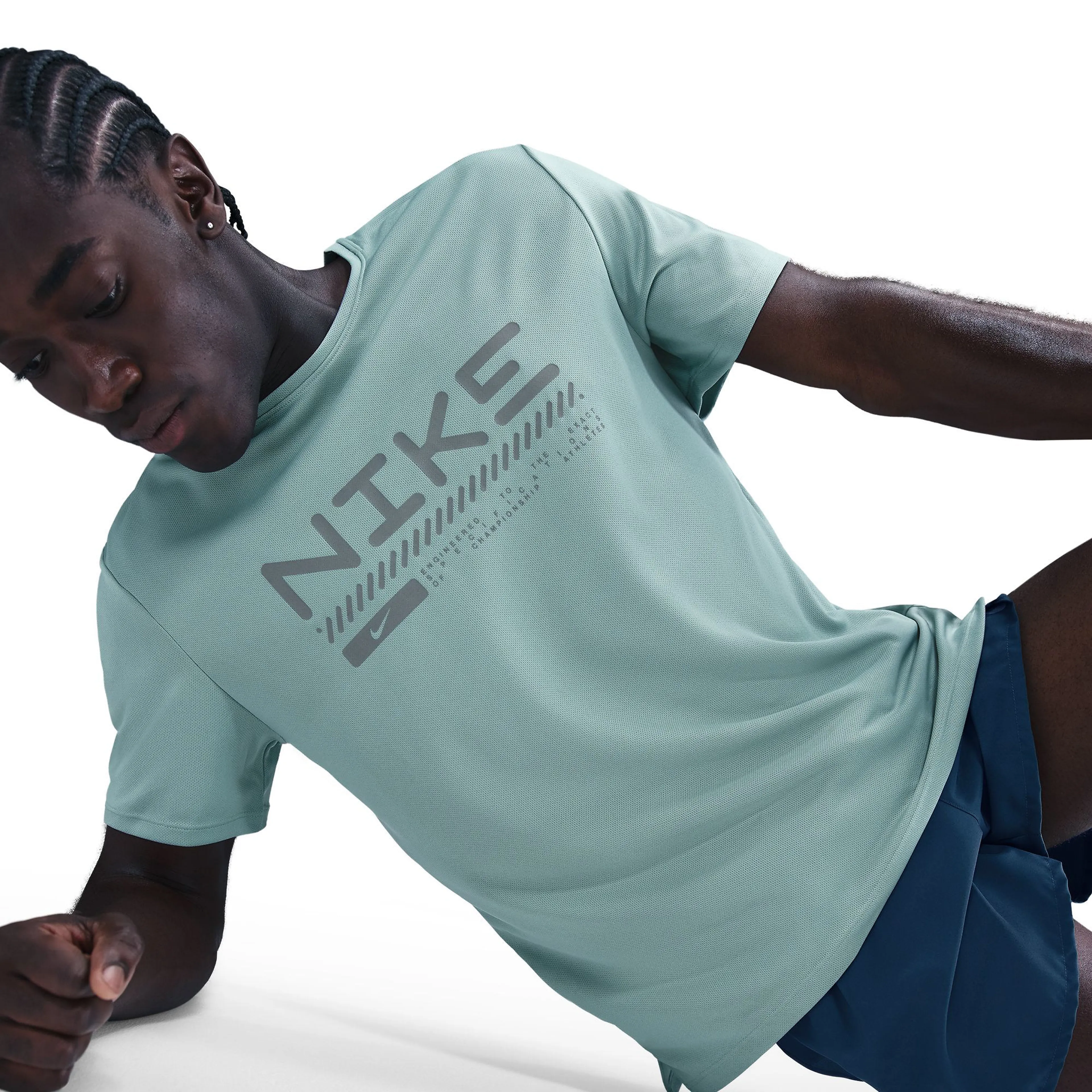 Miler Men's Winterized Short-Sleeve Running Top