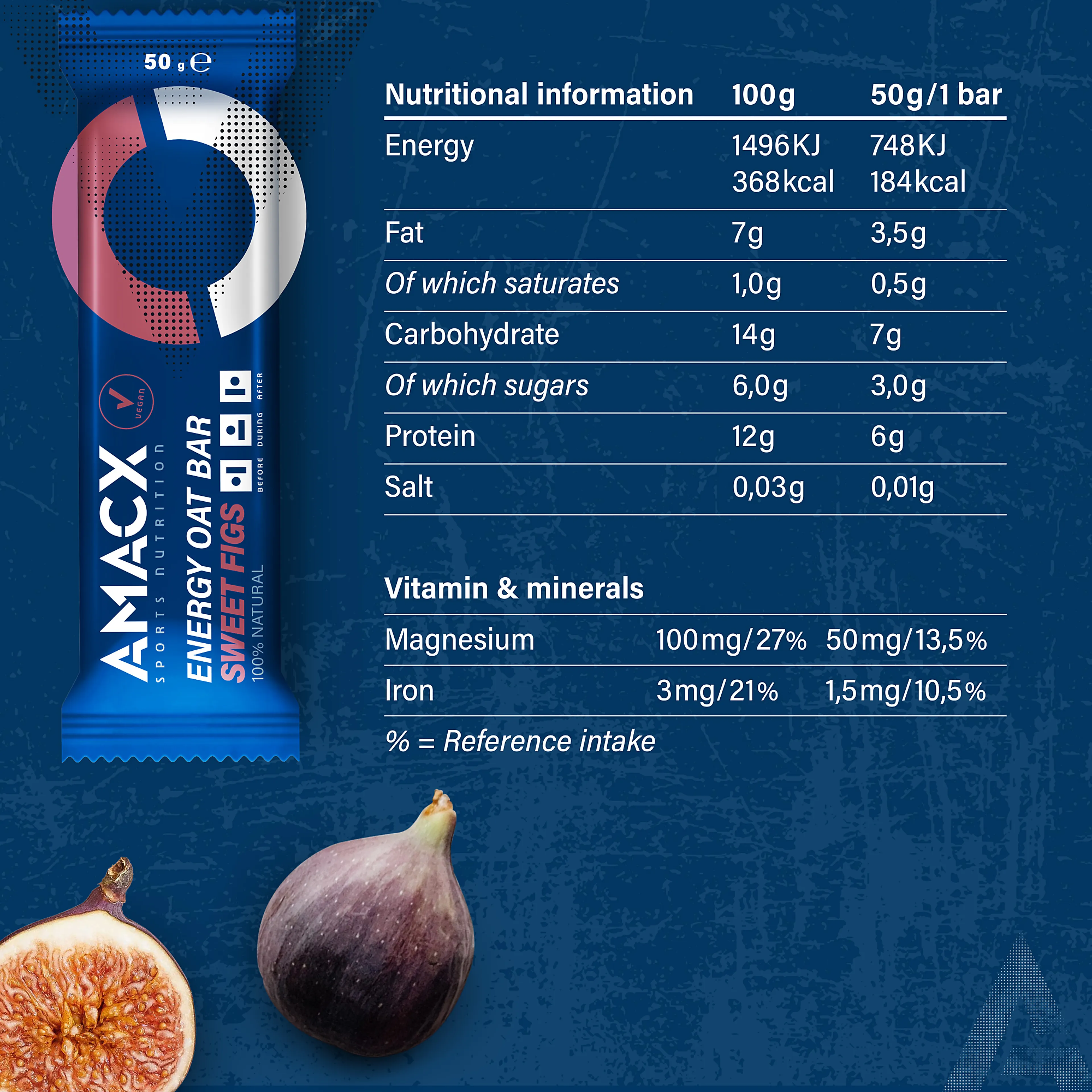 Energy Oat Bar Sweet Figs | 12-PK