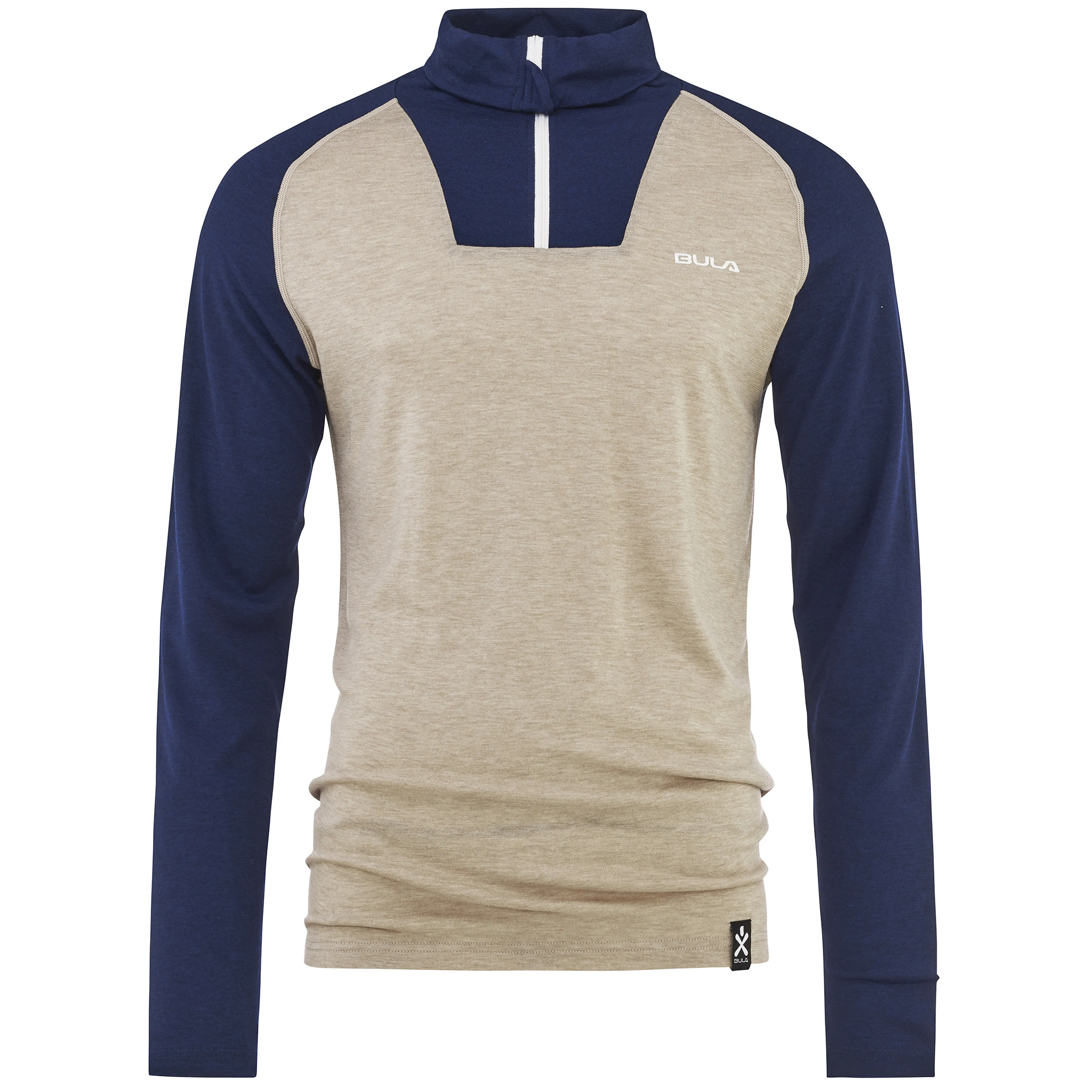 Retro Merino Wool Halfzip Sweater