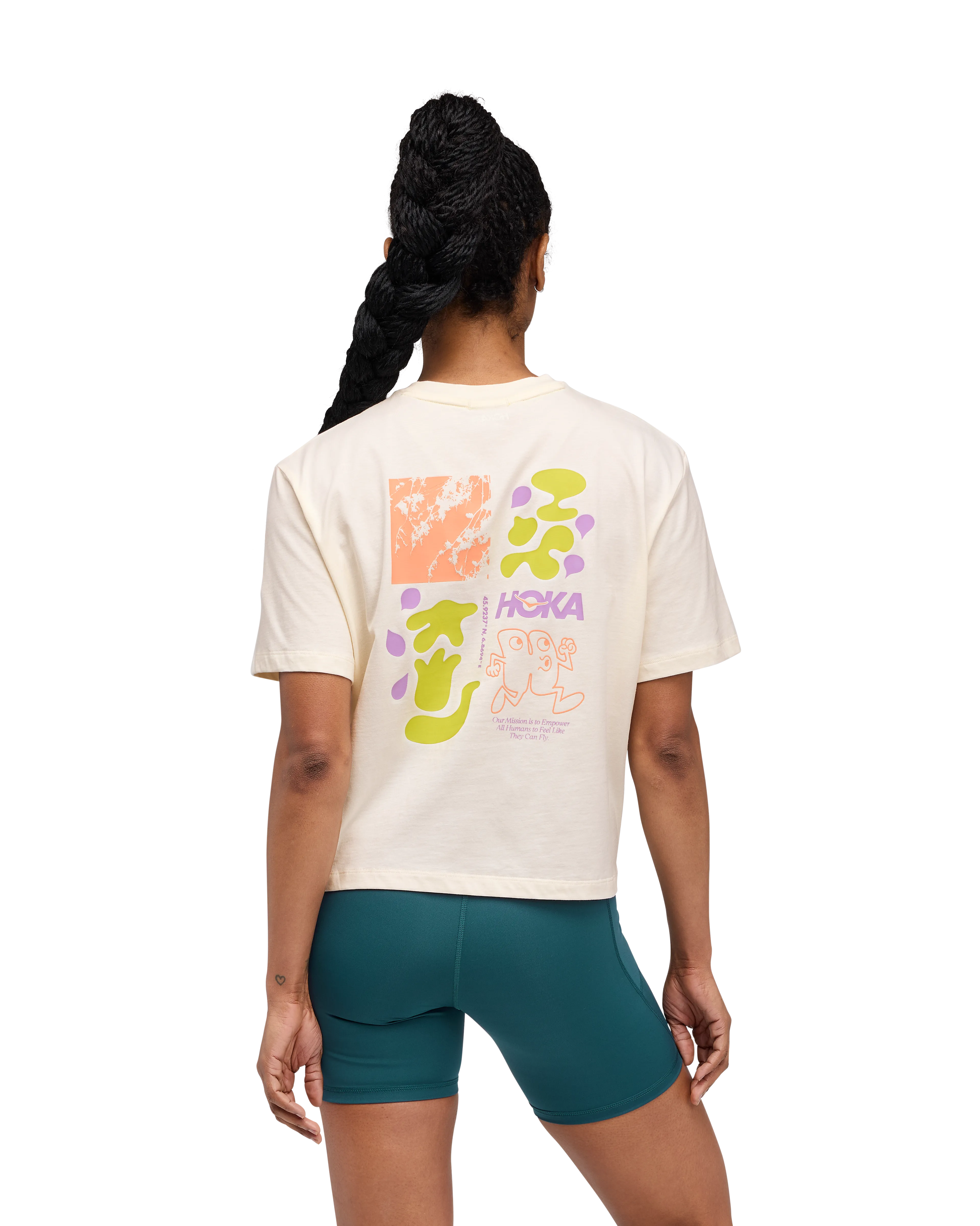 W HOKA COLLAGE GPX TEE