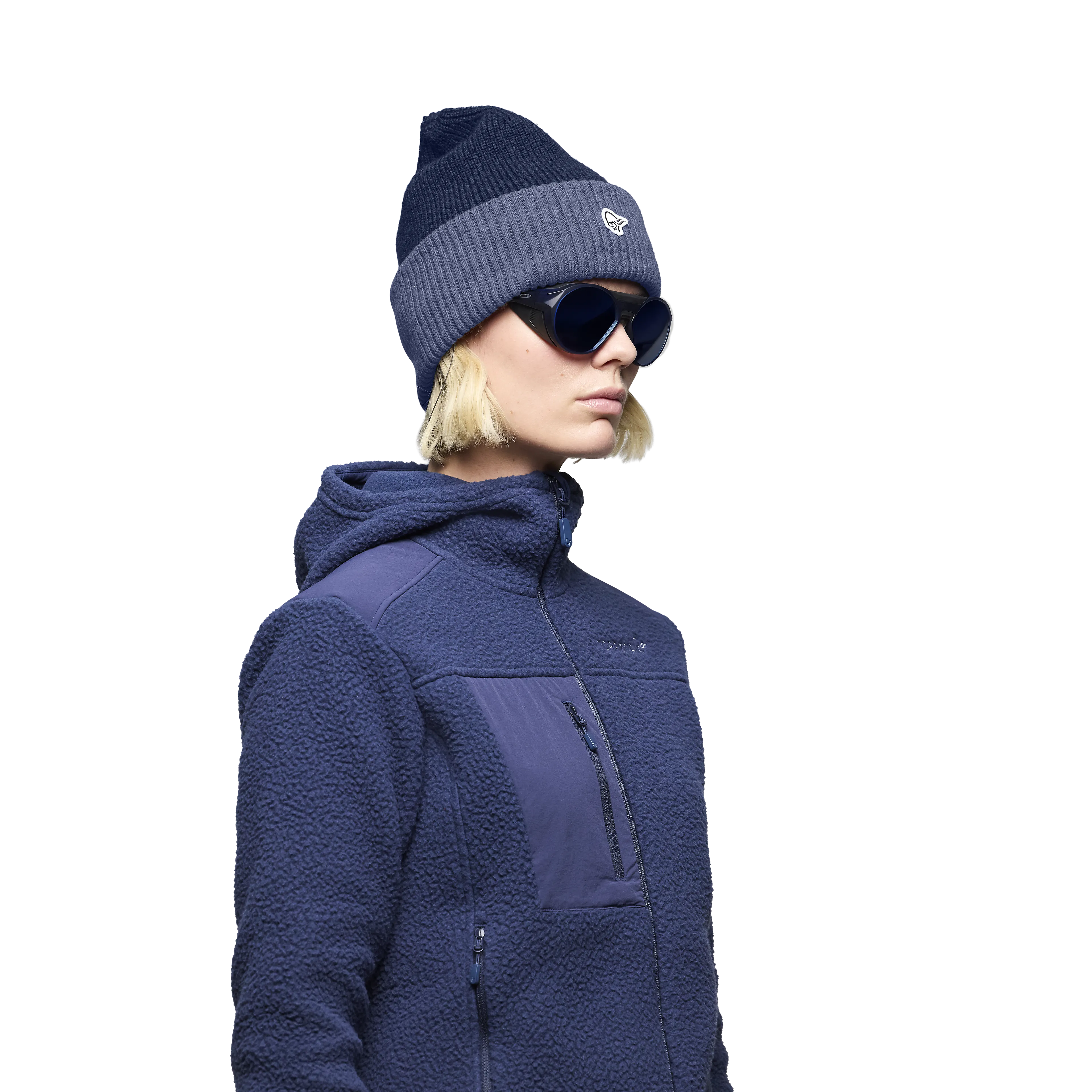 /29 heavy merinoUll contrast Beanie