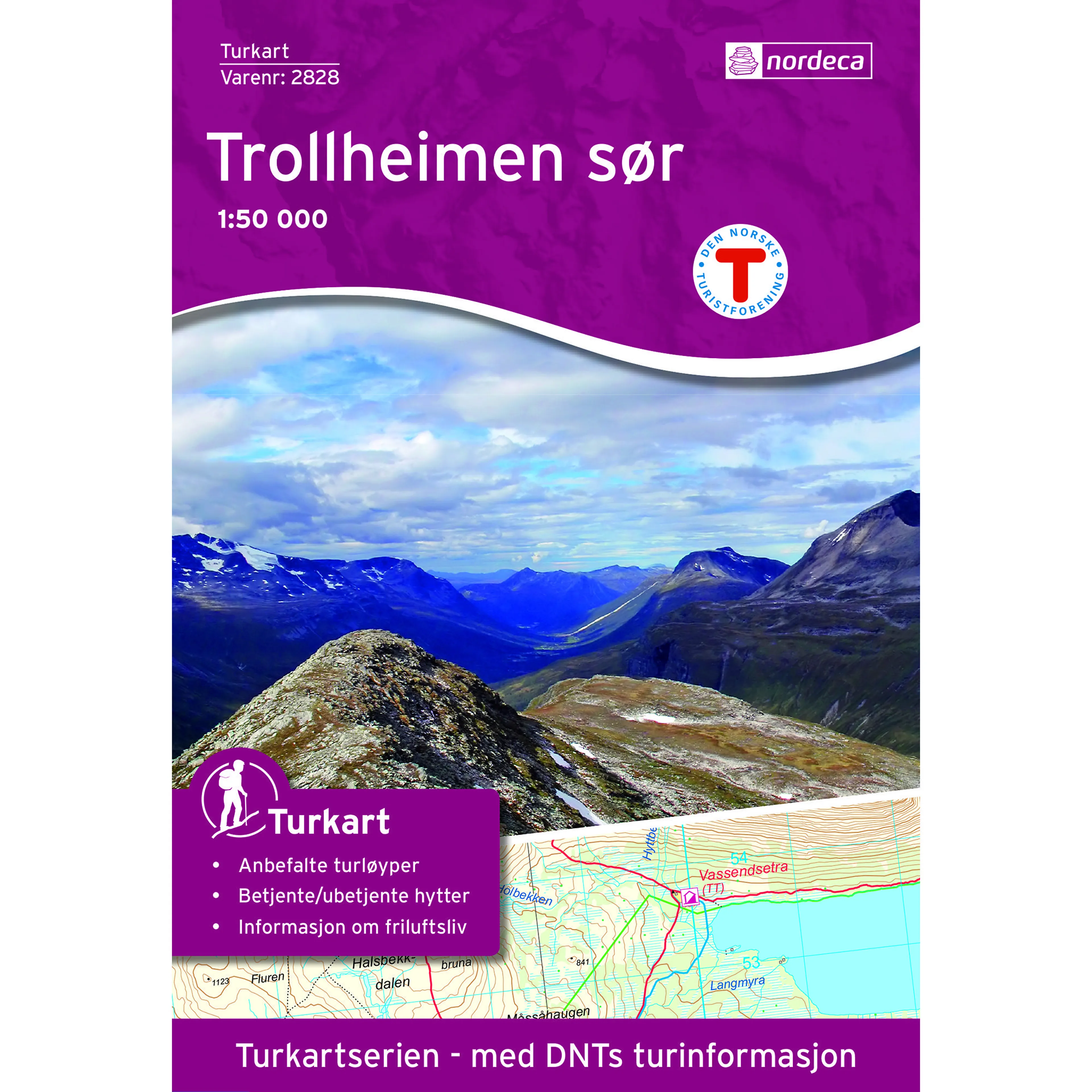 TROLLHEIMEN SØR 1:50 000