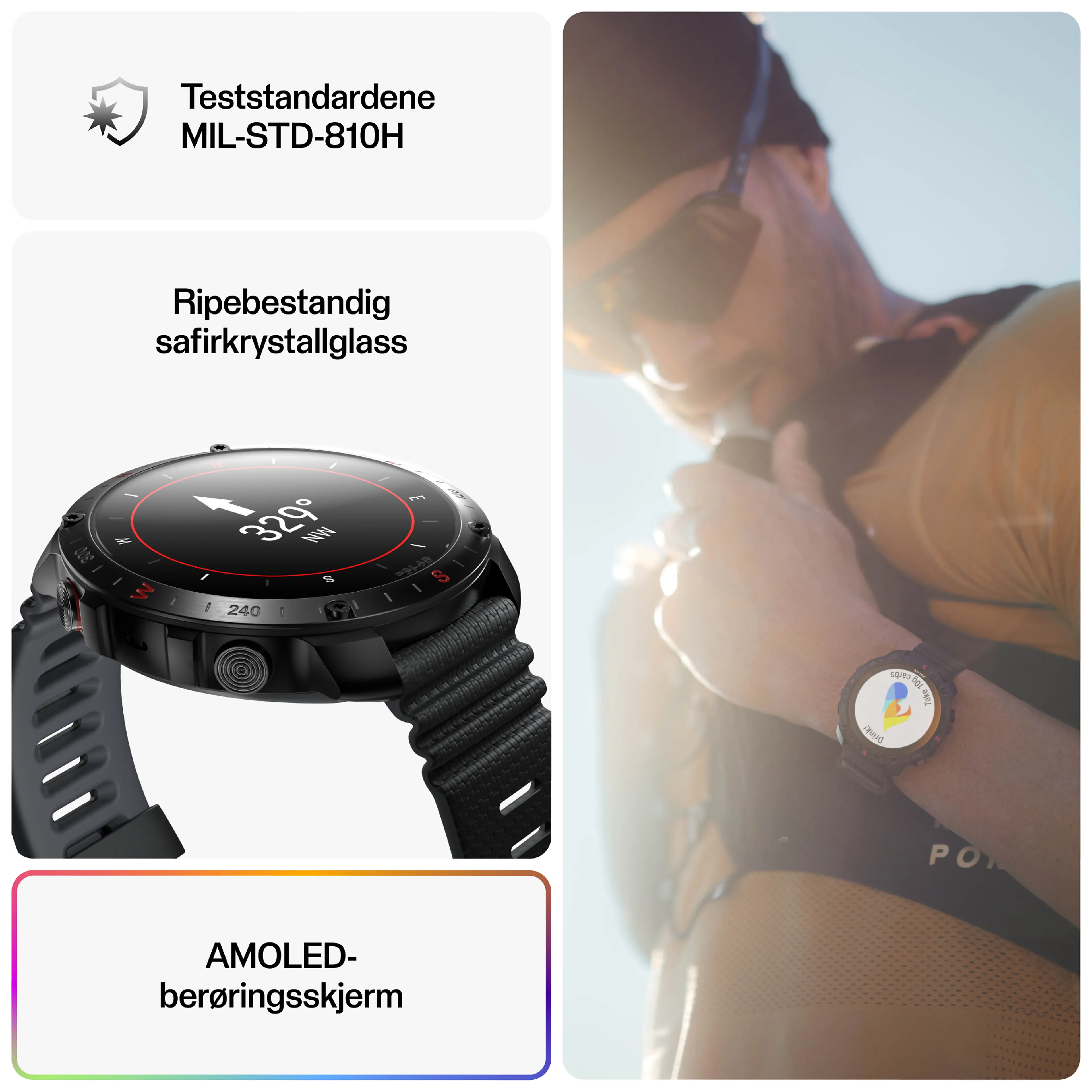 Grit X2 Pro - Premium outdoorklokke