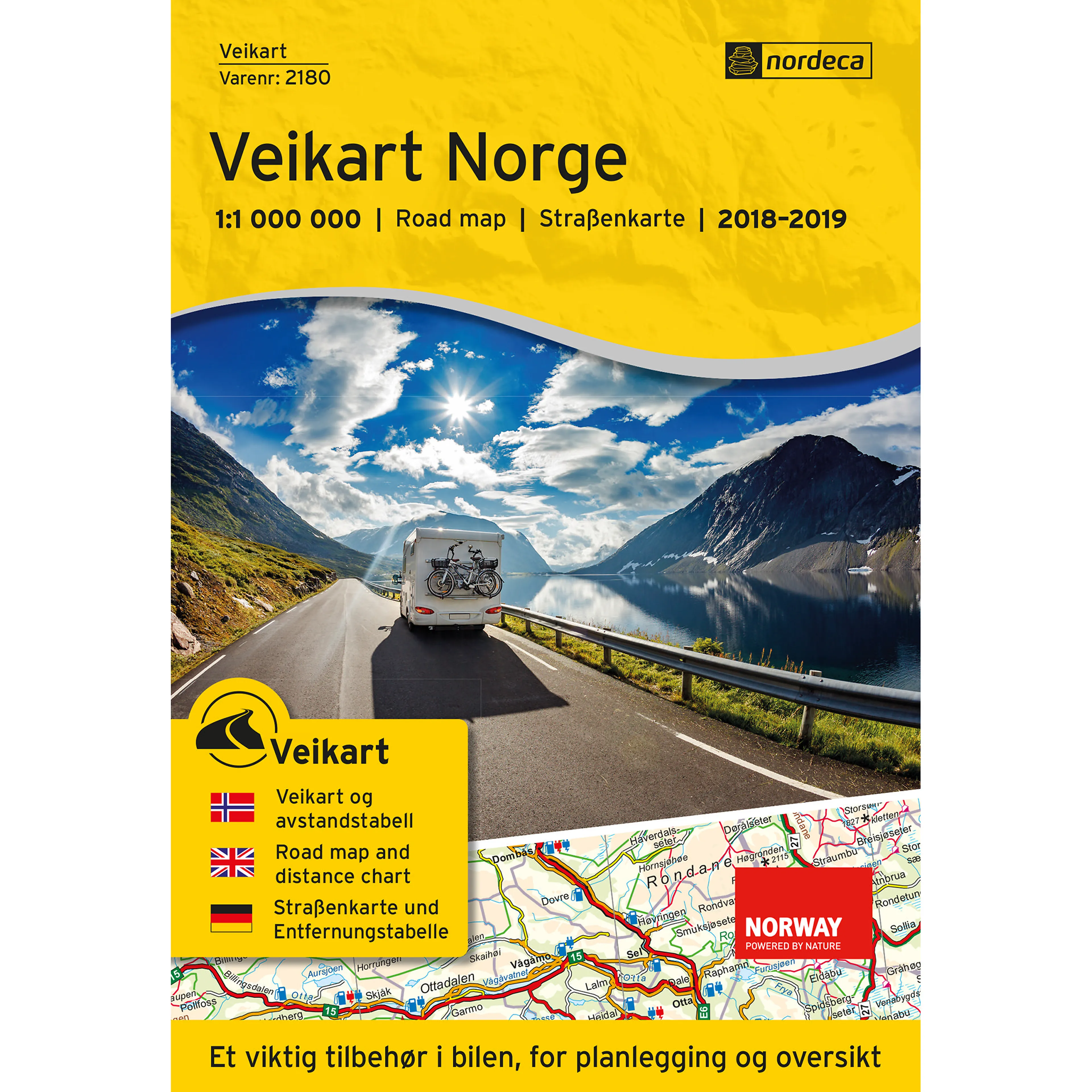 VEIKART NORGE 1:1 MILL. VEIKART NORGE 1:1 MILL.