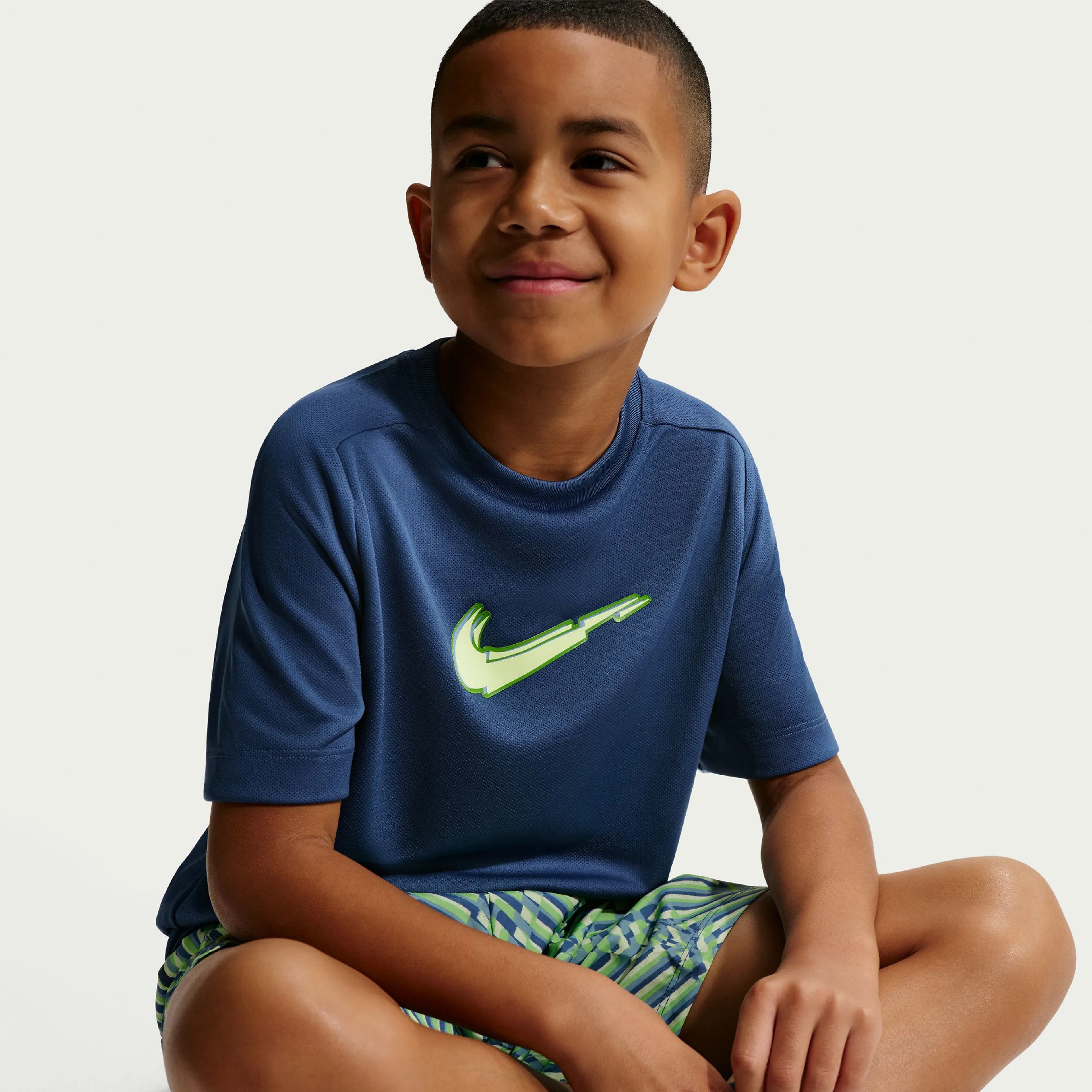 Multi Big Kids' (Boys') Dri-FIT Short-Sleeve Training Top