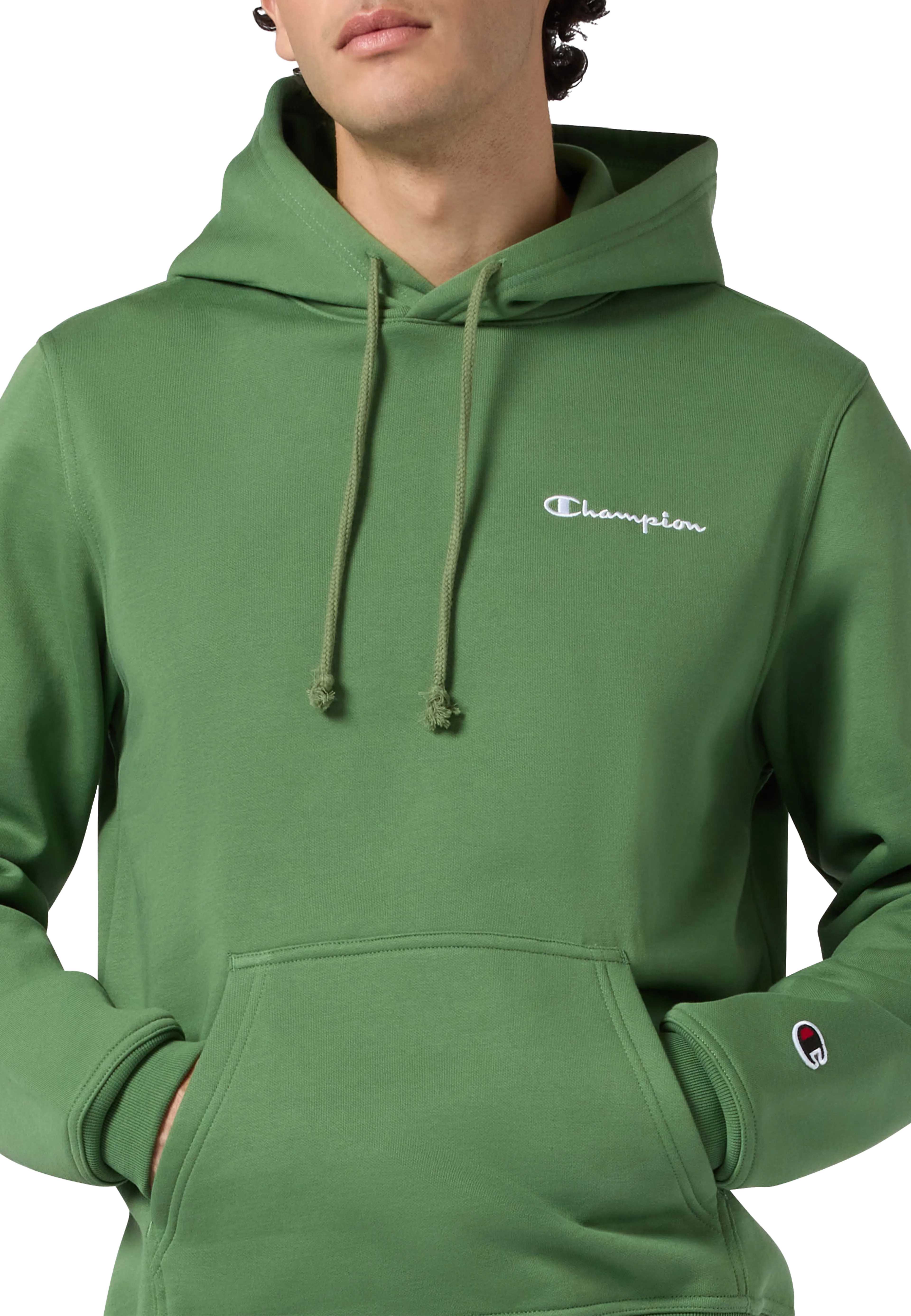 Hooded Sweatshirt small contrast logo mens