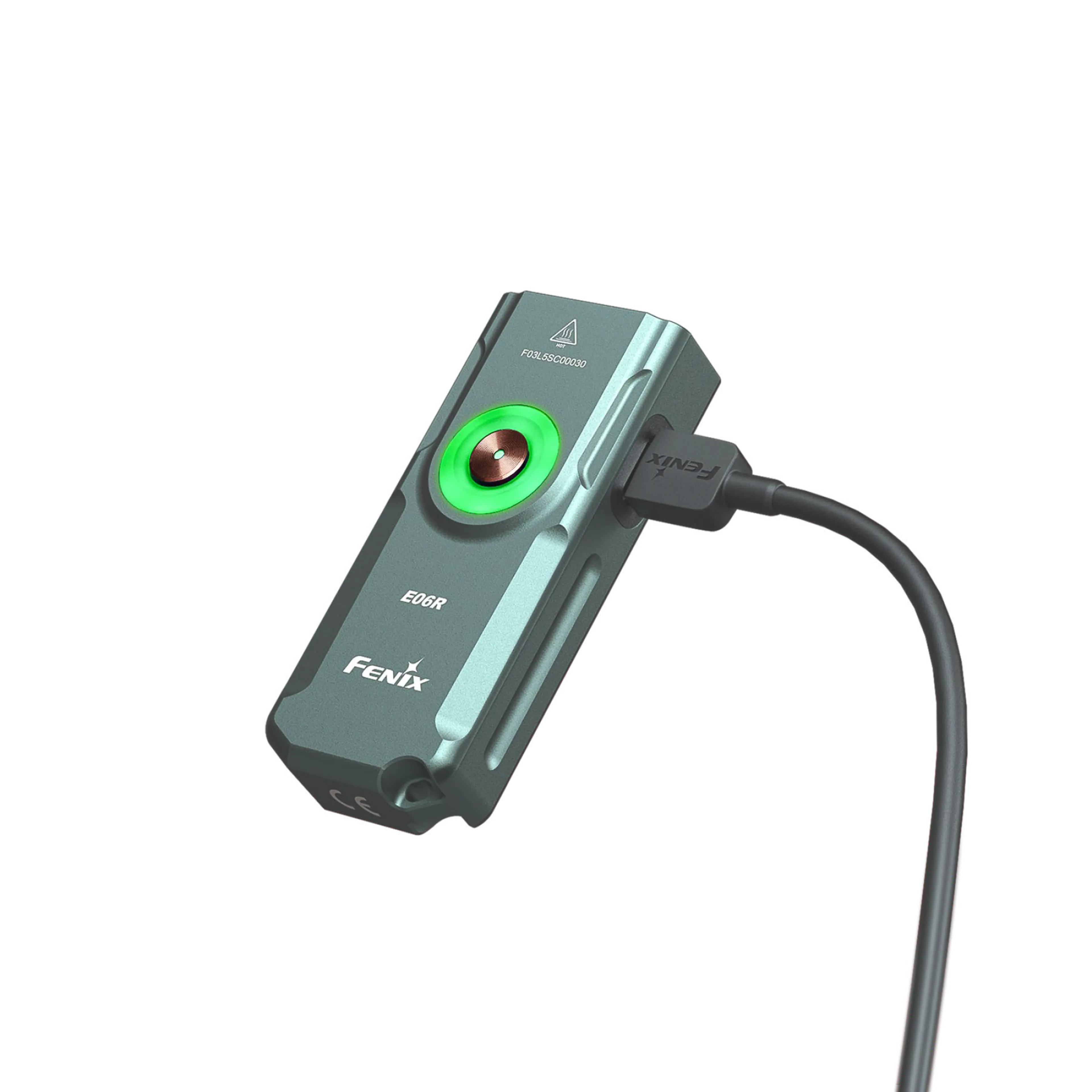 FENIX E06R MINILYKT BLÅGRØNN LED/UV/LASERPEKER 700LM