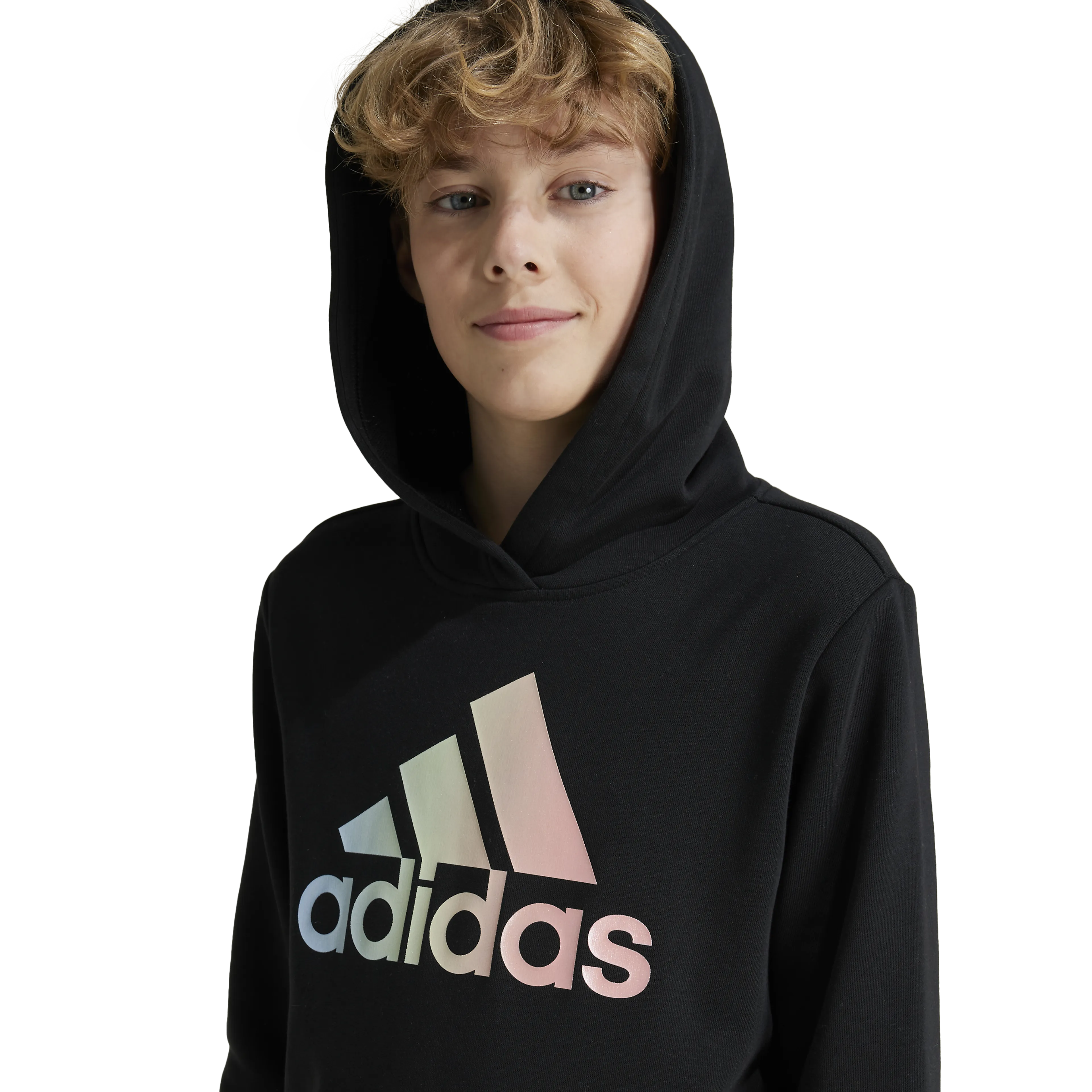 Metallic Print Hoodie Kids