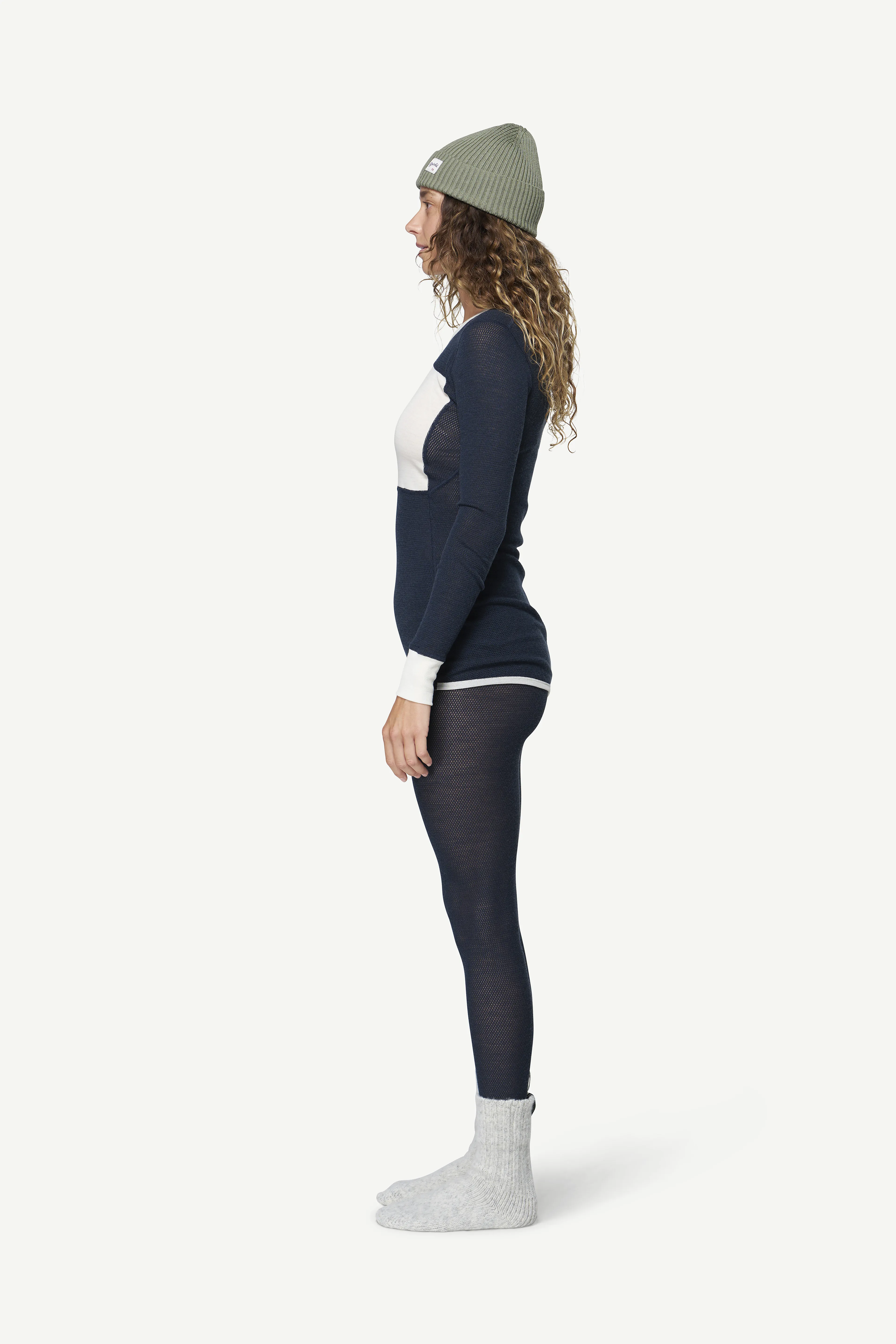 WOOL MESH WOMAN SHIRT