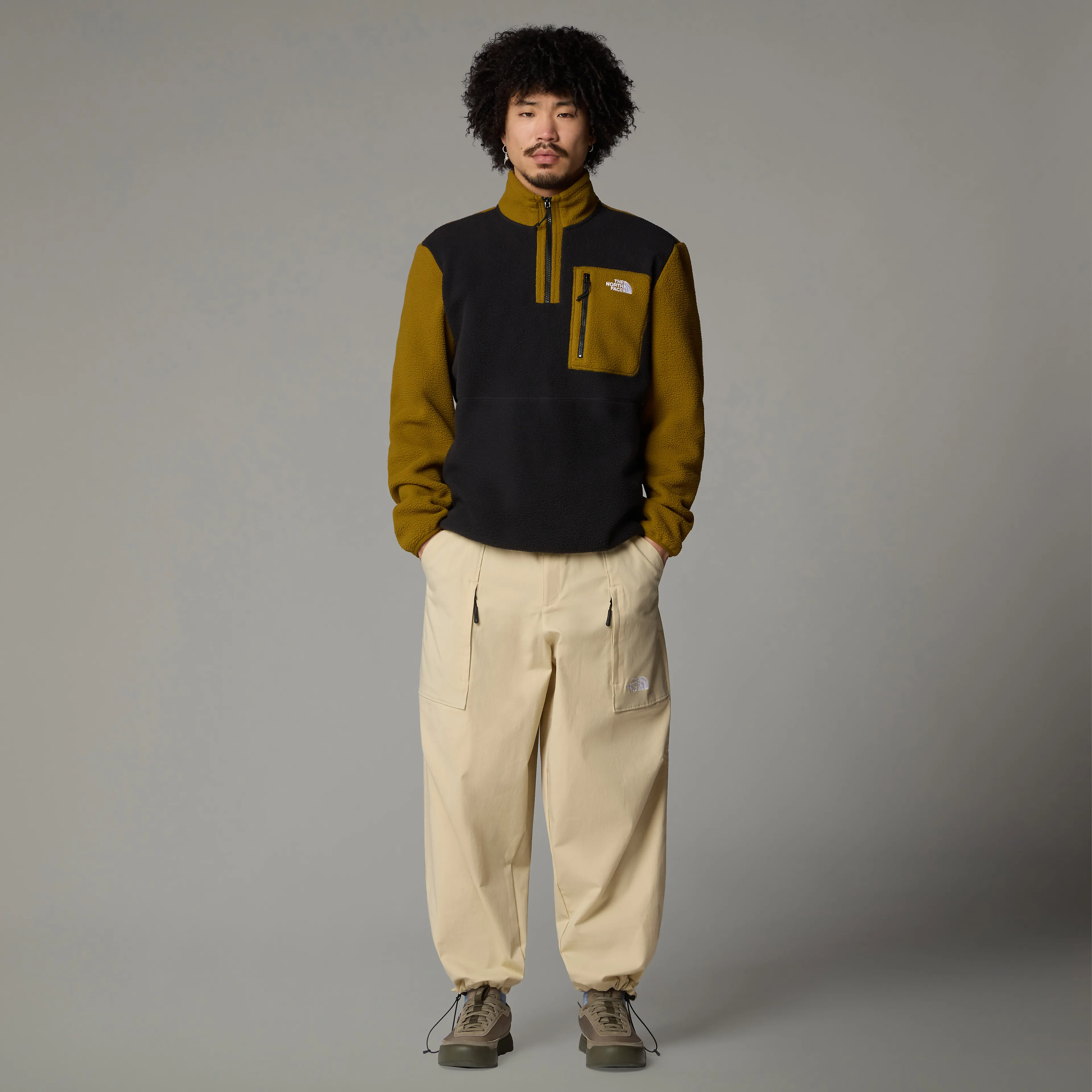 Yumiori 1/4 Zip fleecegenser herre