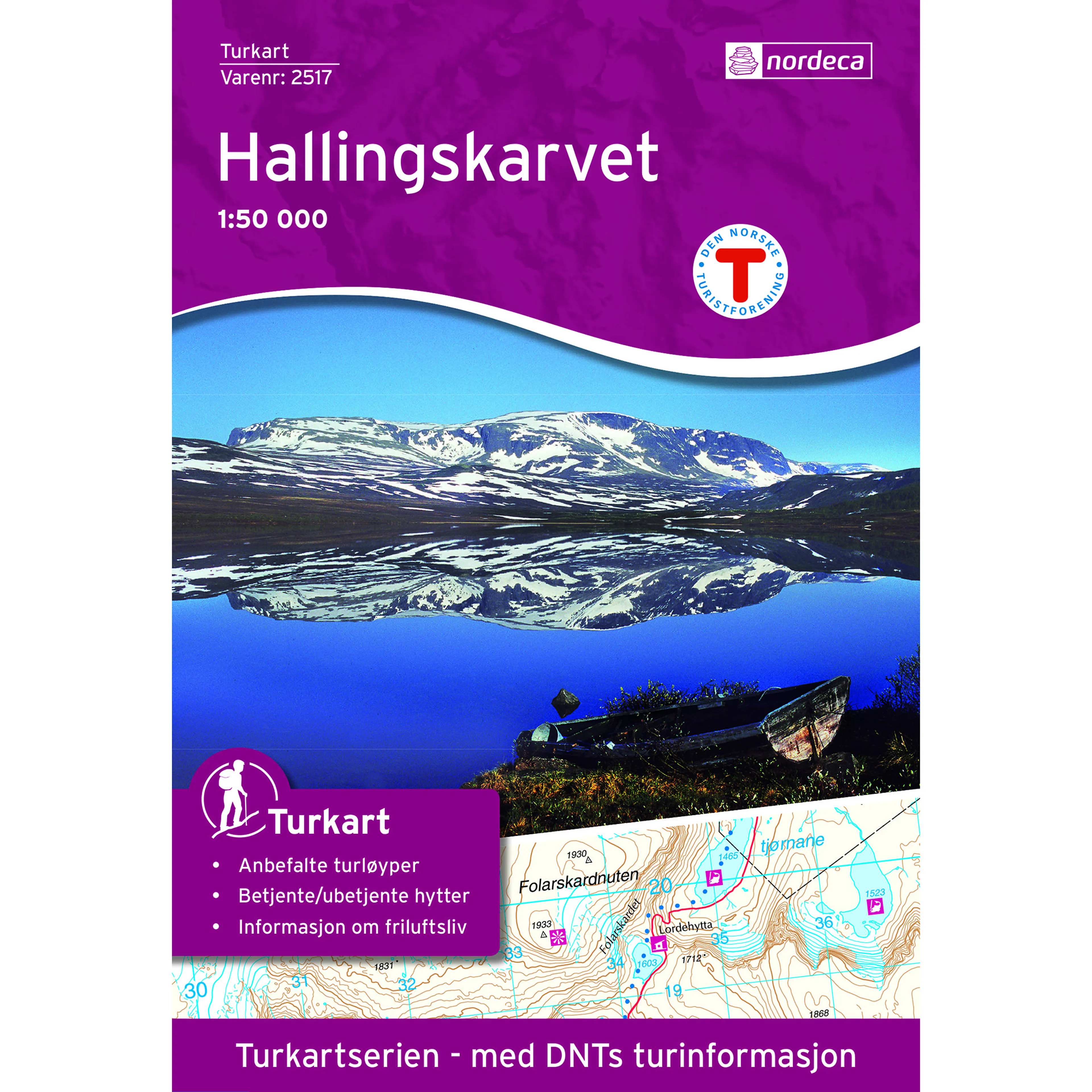 HALLINGSKARVET 1:50 000