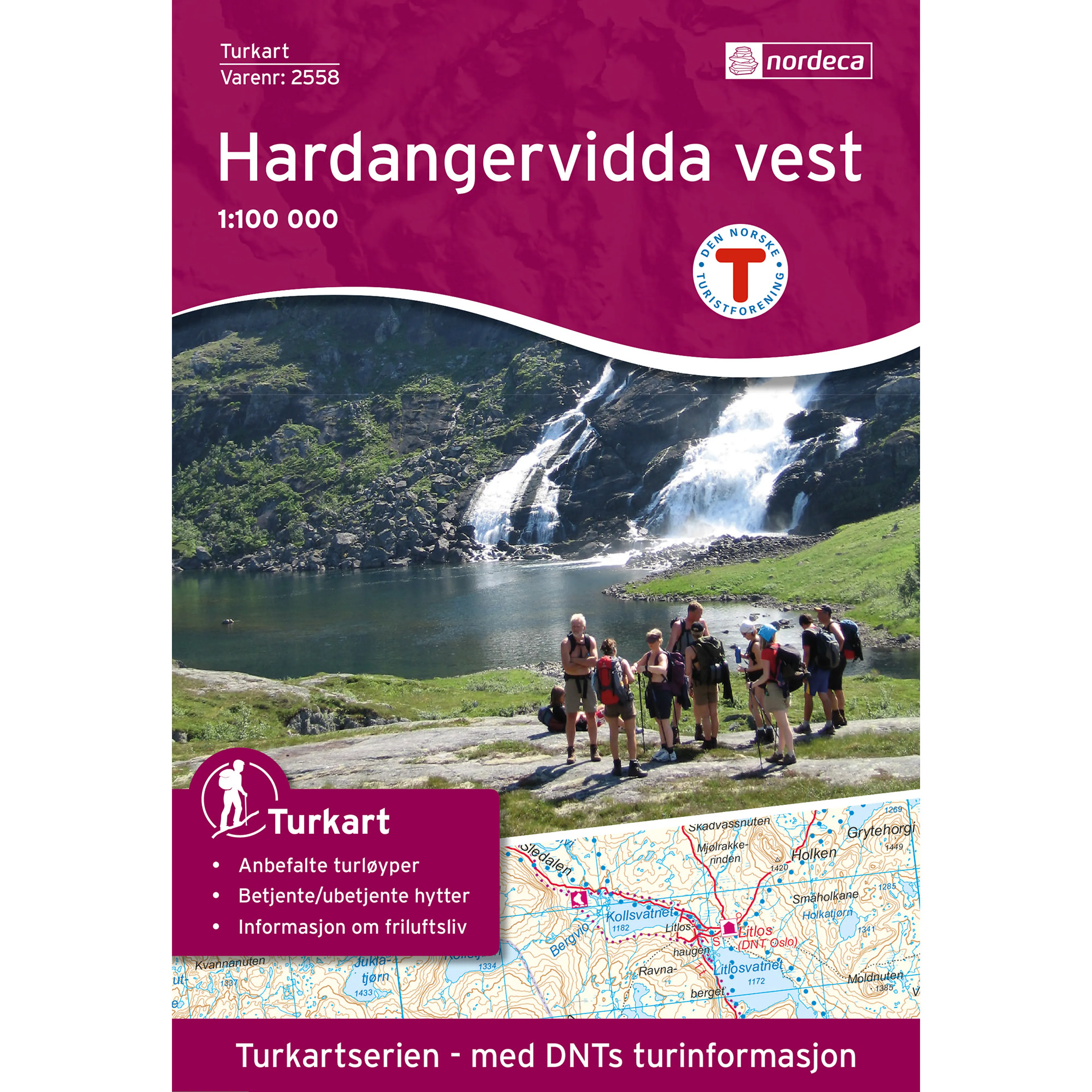 Hardangervidda Vest 1:100 000 Hardangervidda Vest 1:100 000