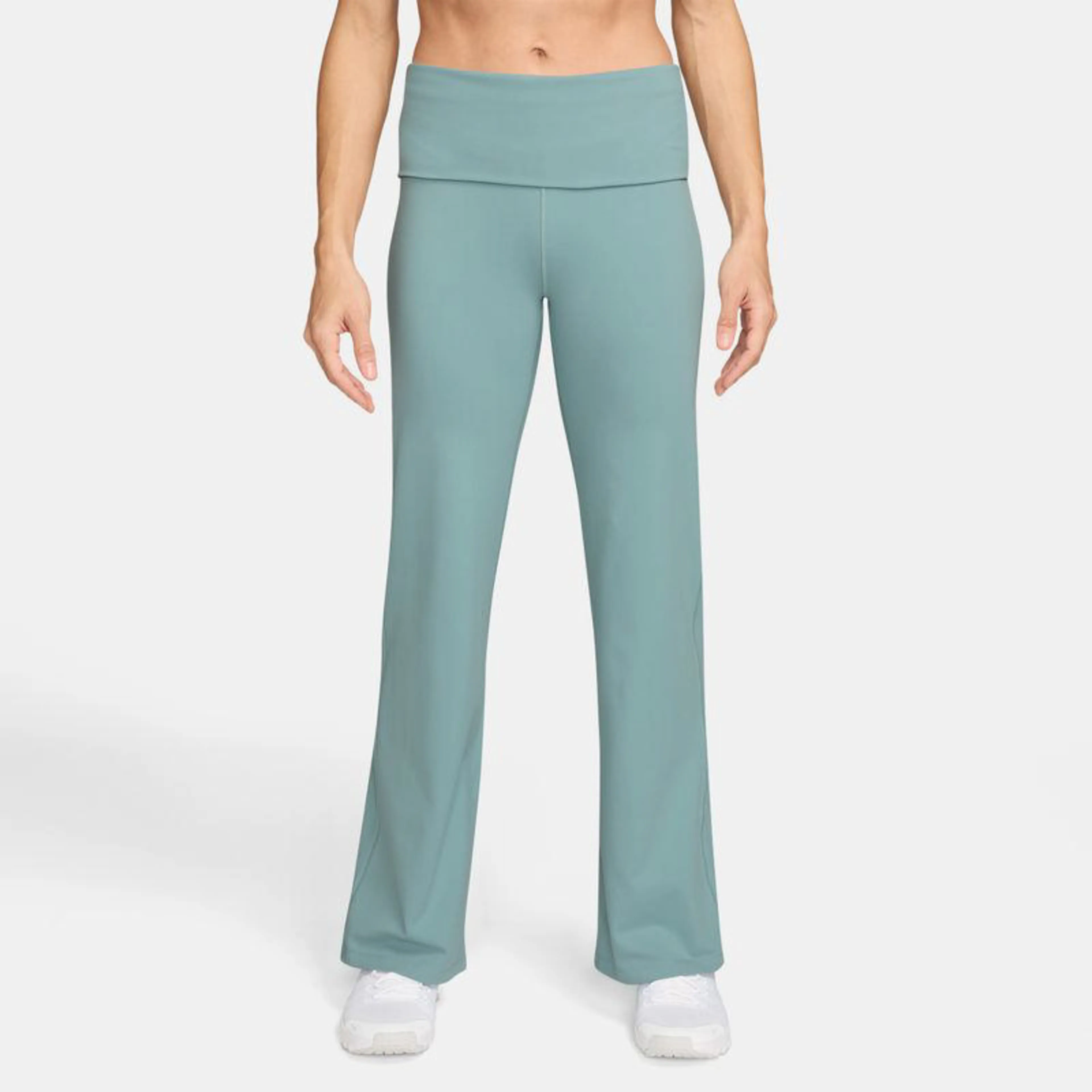 One Women's Dri-FIT High-Waisted Fold-Over Pants