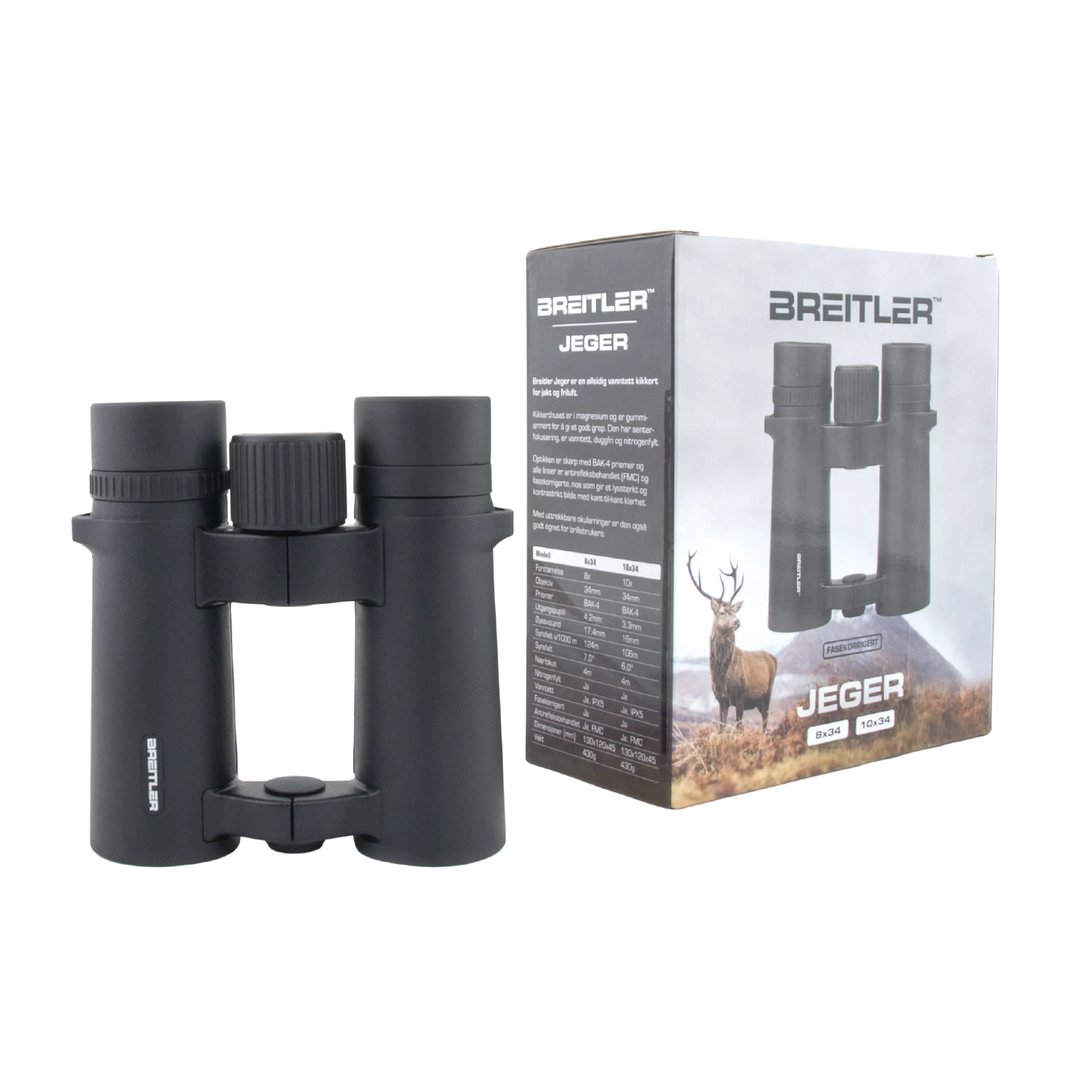 BREITLER JEGER 10x34 WP SF KIKKERT