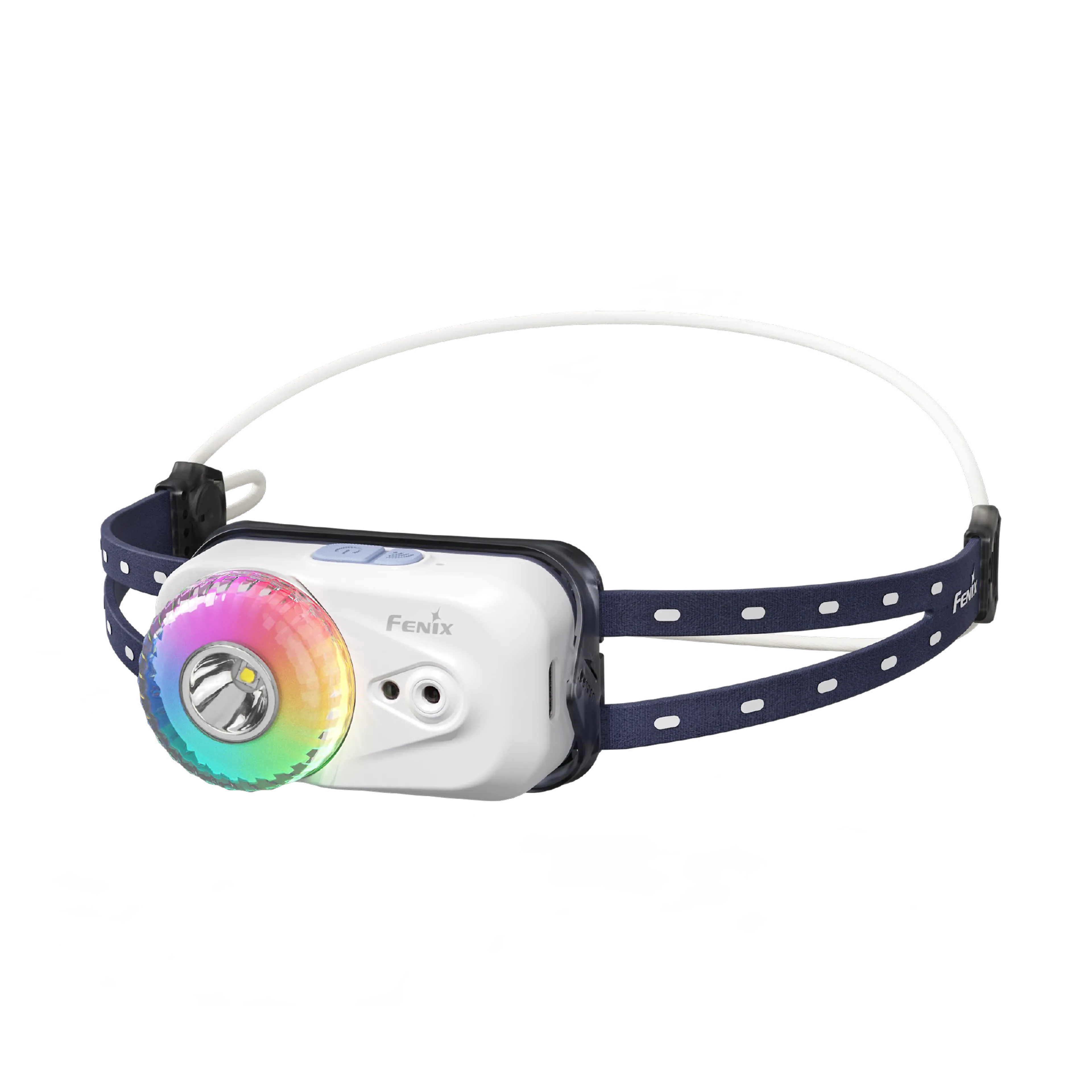 FENIX HL17R HODELYKT HVIT 500LM HVIT/RØD/RGB LYS