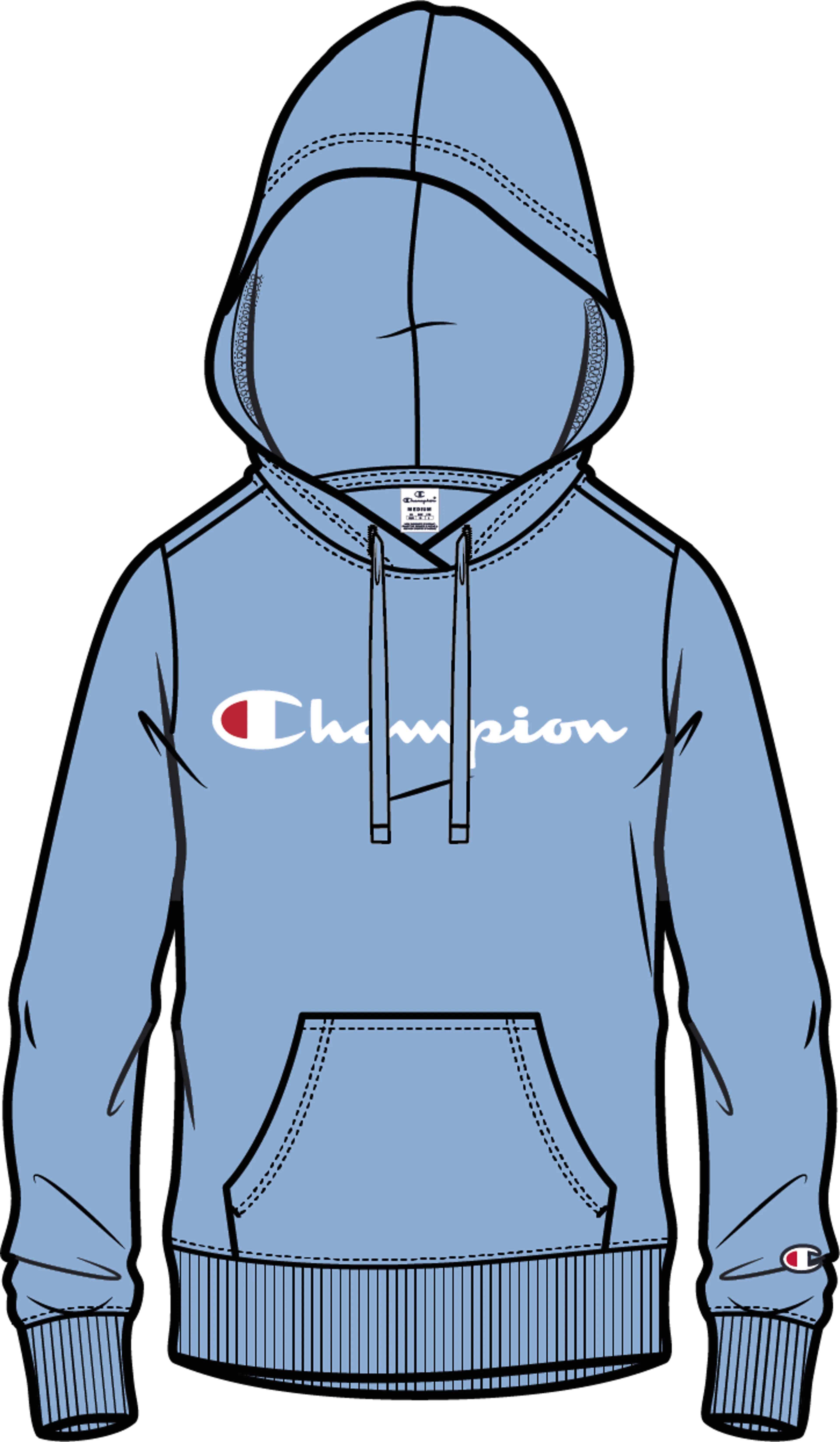 Icons Hooded Sweatshirt Large Logo