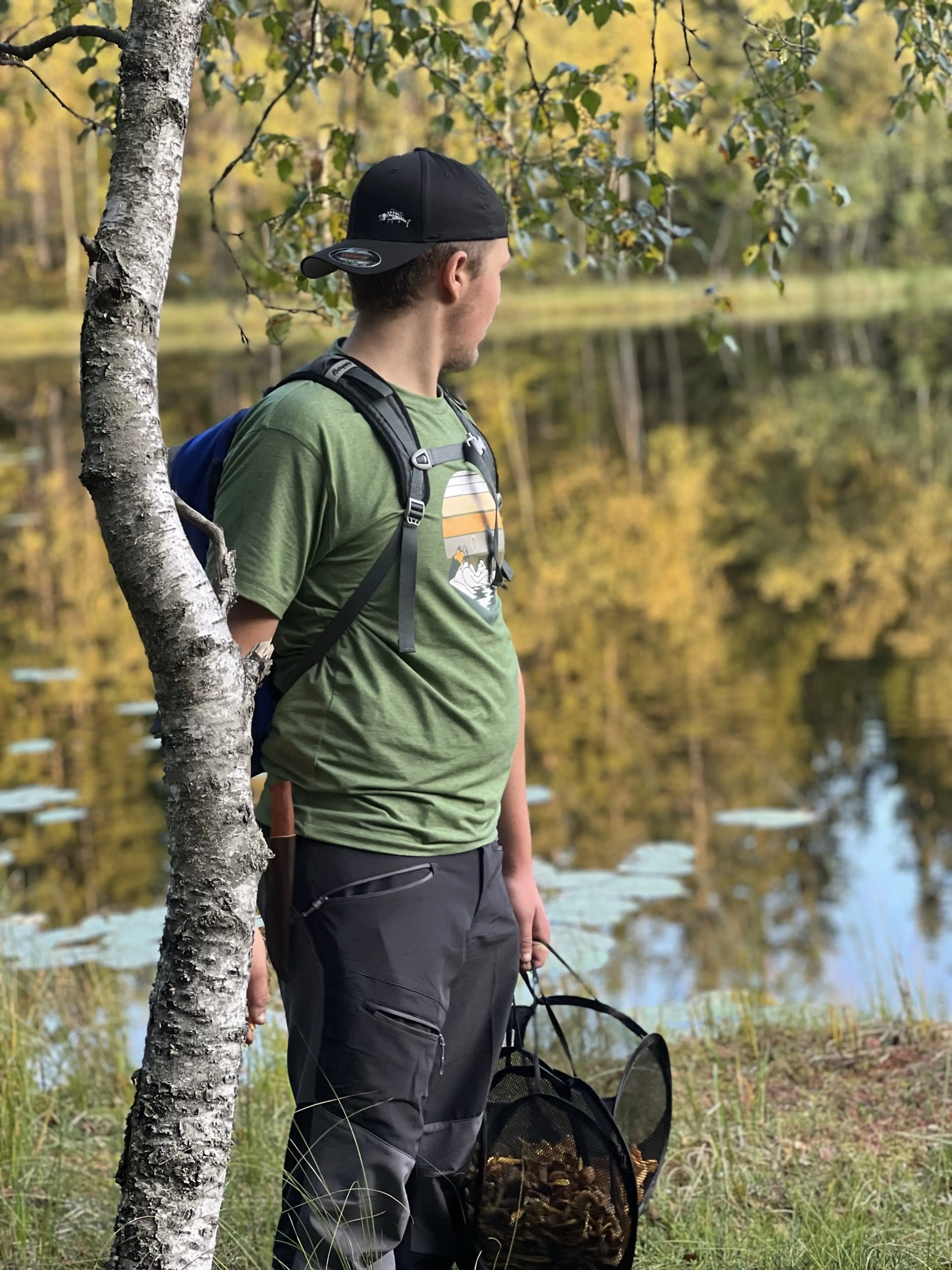 Varde T-skjorte med print Herre