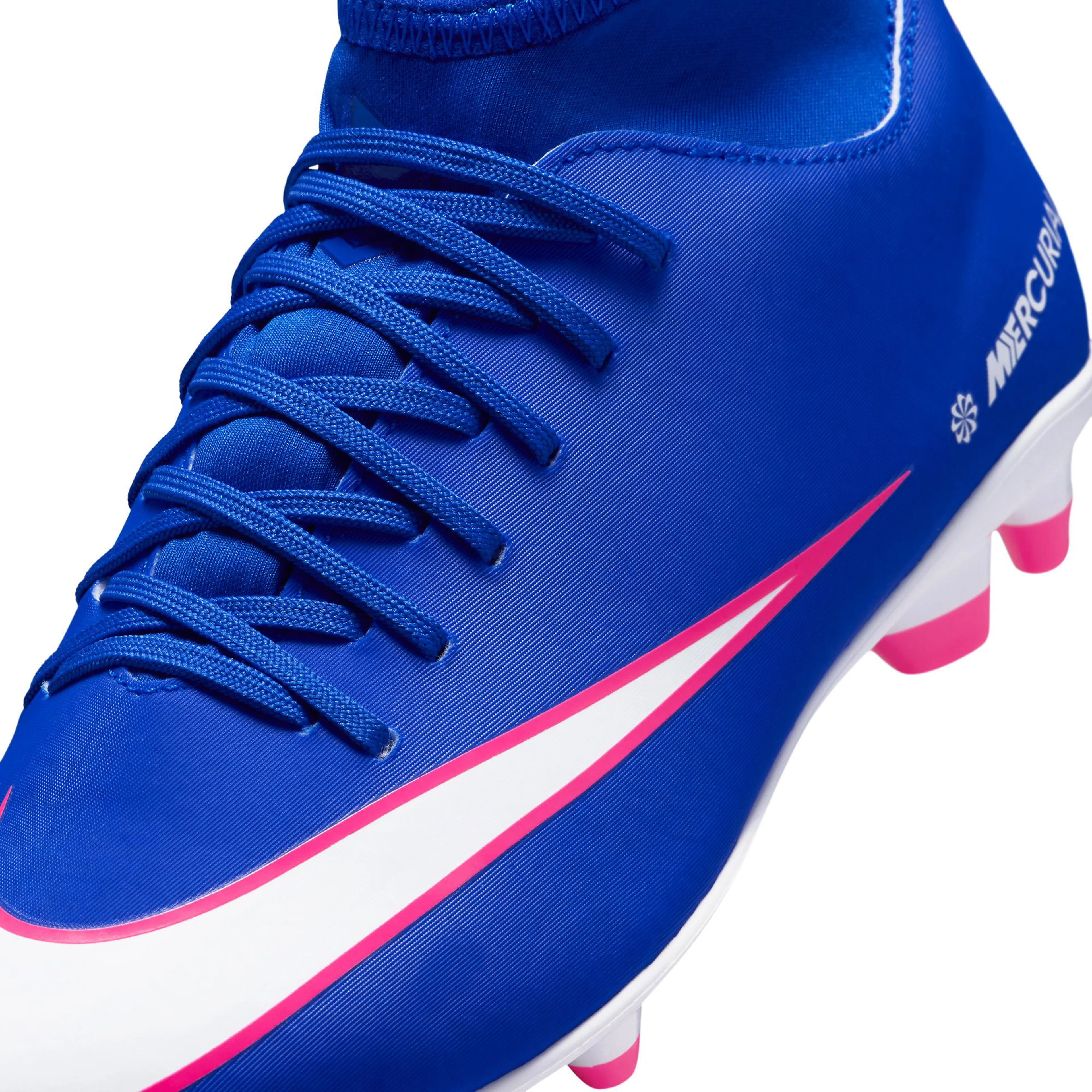Jr. Mercurial Superfly 10 Club Little/Big Kids' Multi-Ground High-Top Fotballsko Gress/Kunstgress