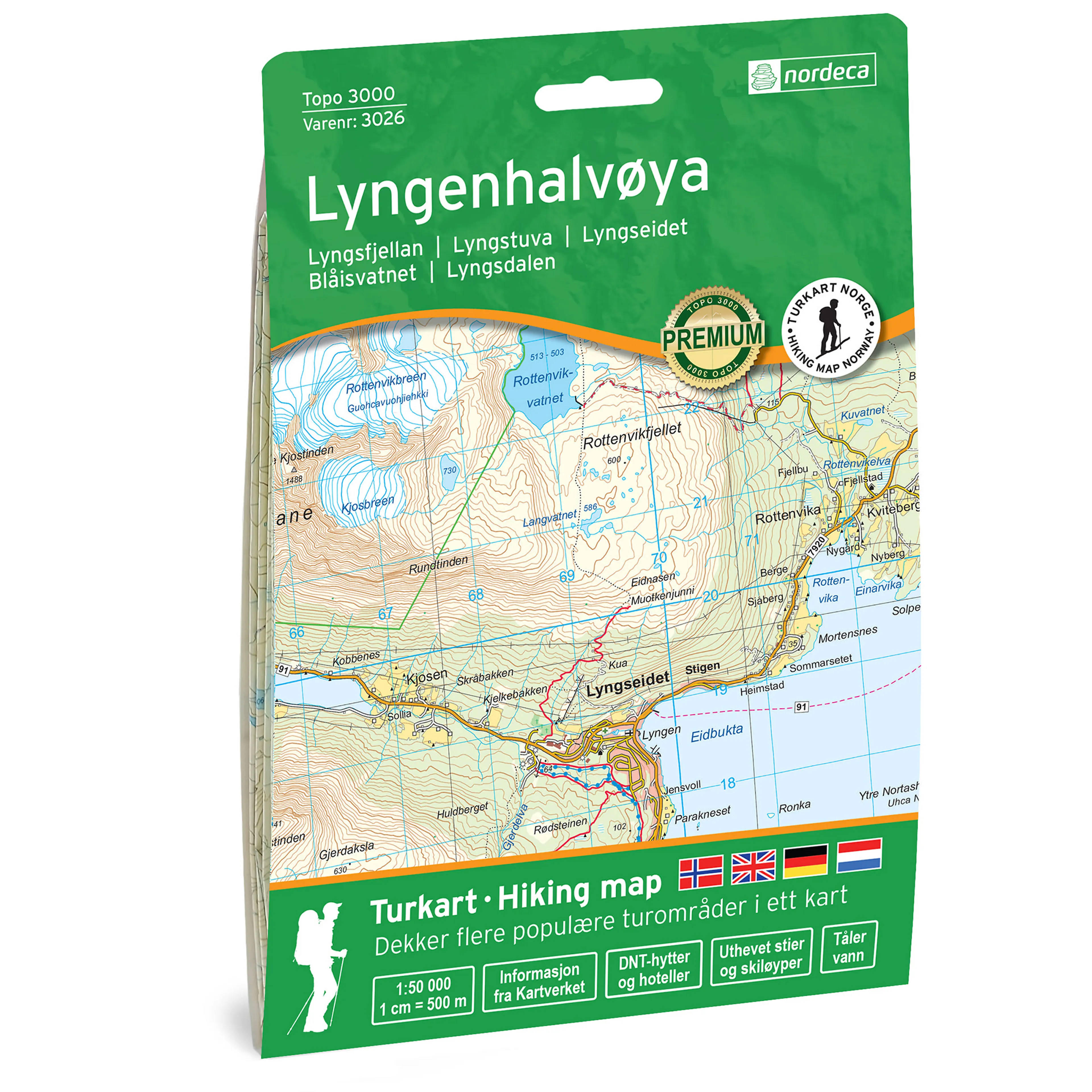 LYNGENHALVØYA 1:50 000 LYNGENHALVØYA 1:50 000