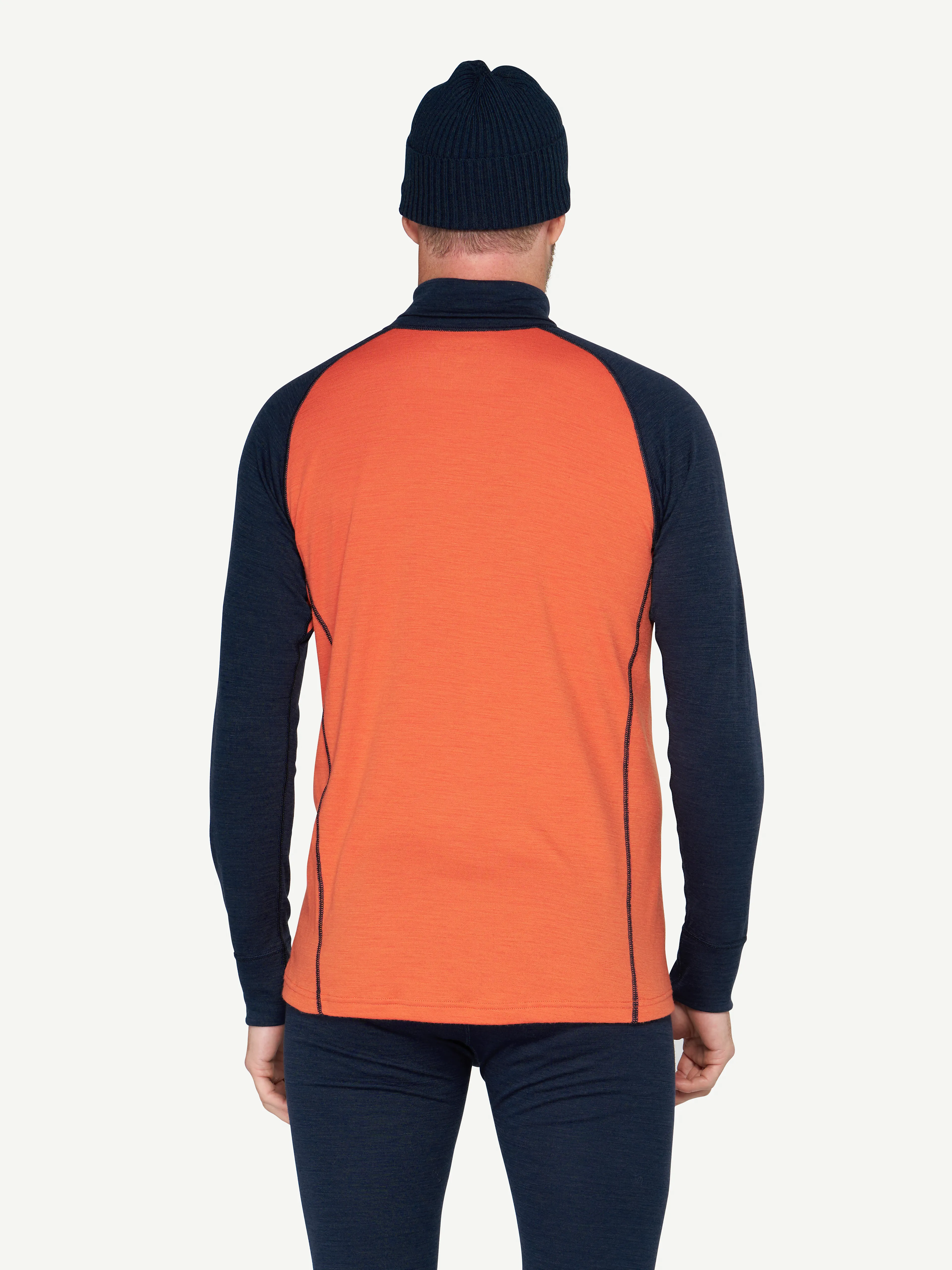 DUO ACTIVE MERINO 205 Z.NECK MAN