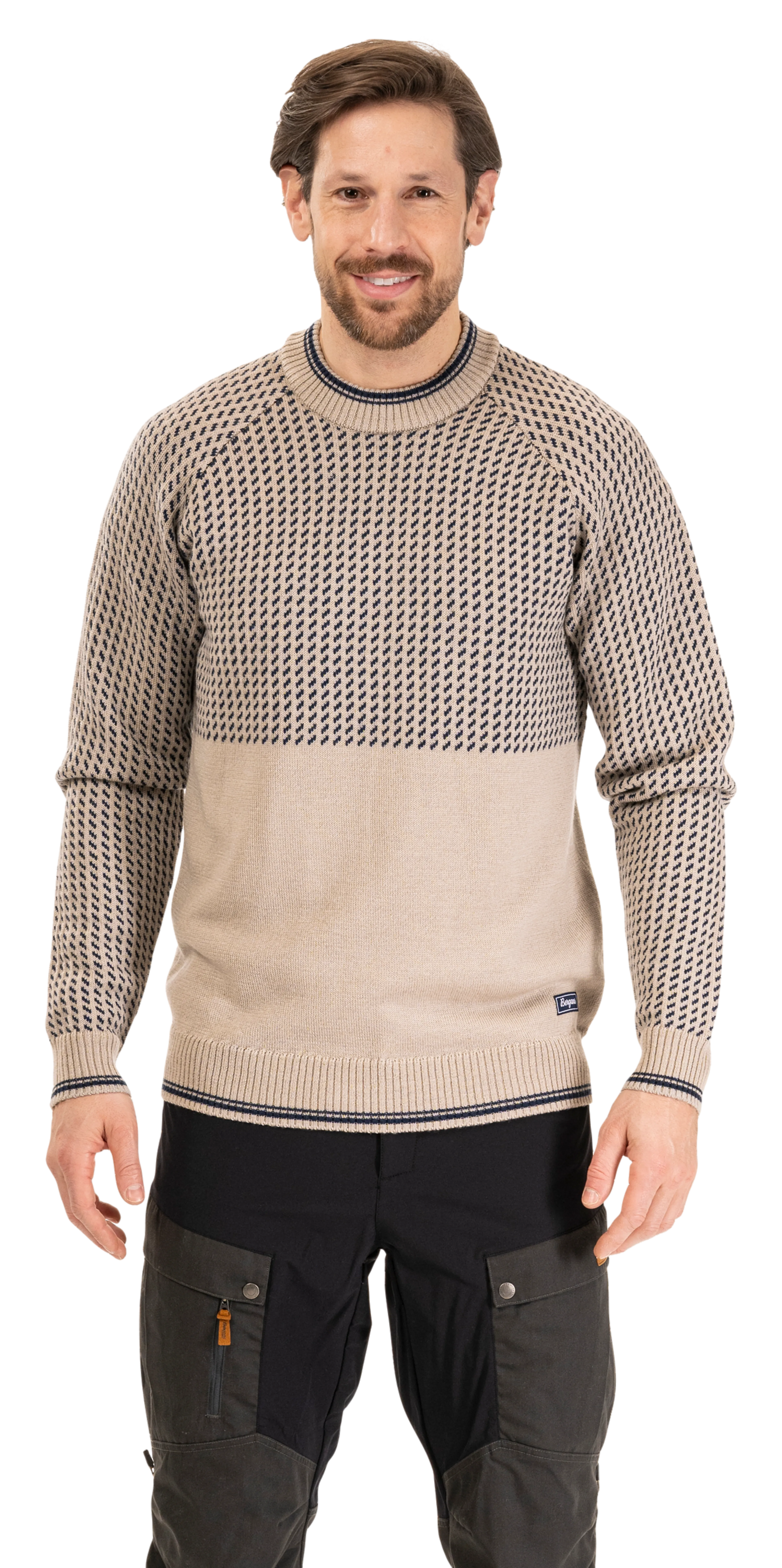 Sandstone/Navy Blue