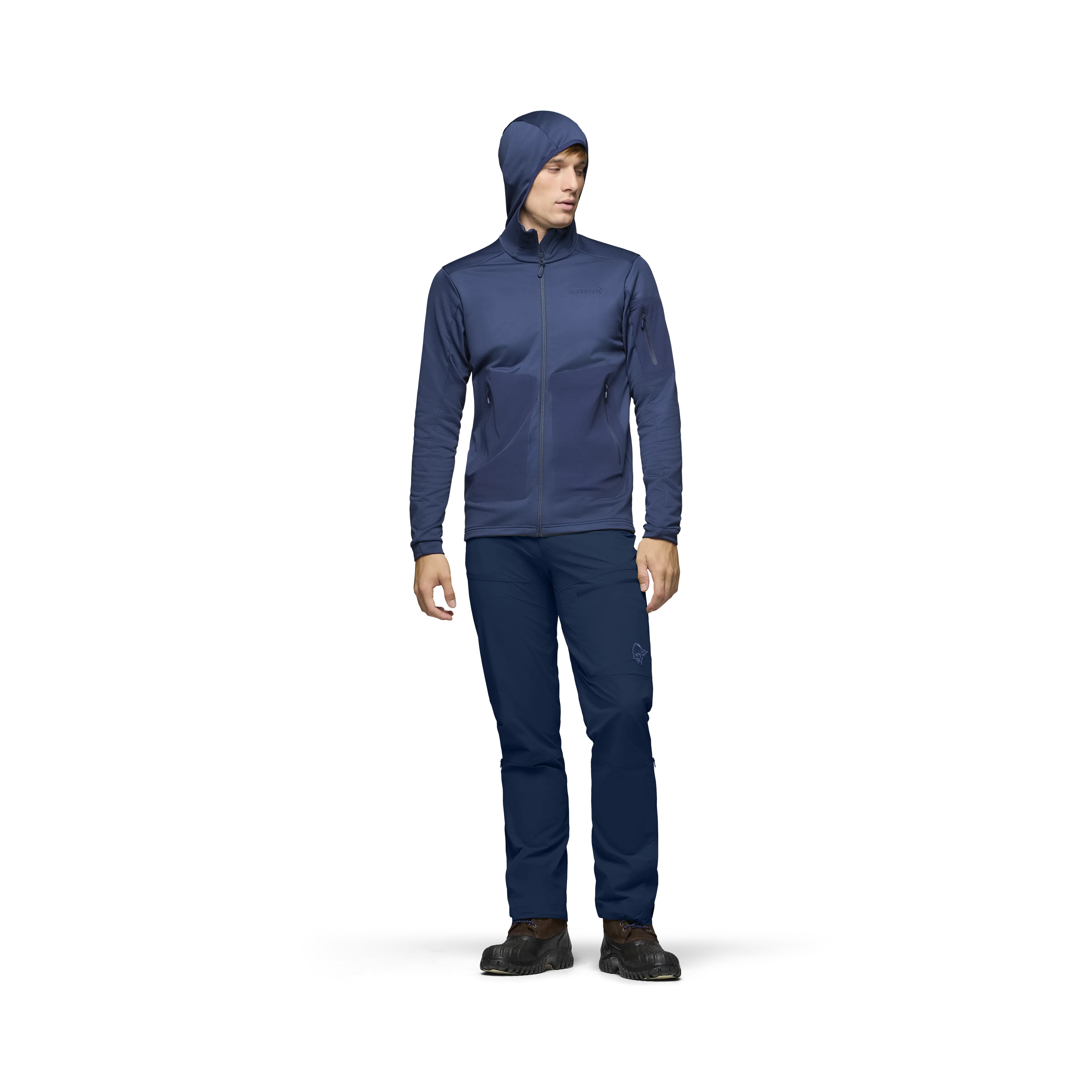 falketind warm2 stretch Hood M's