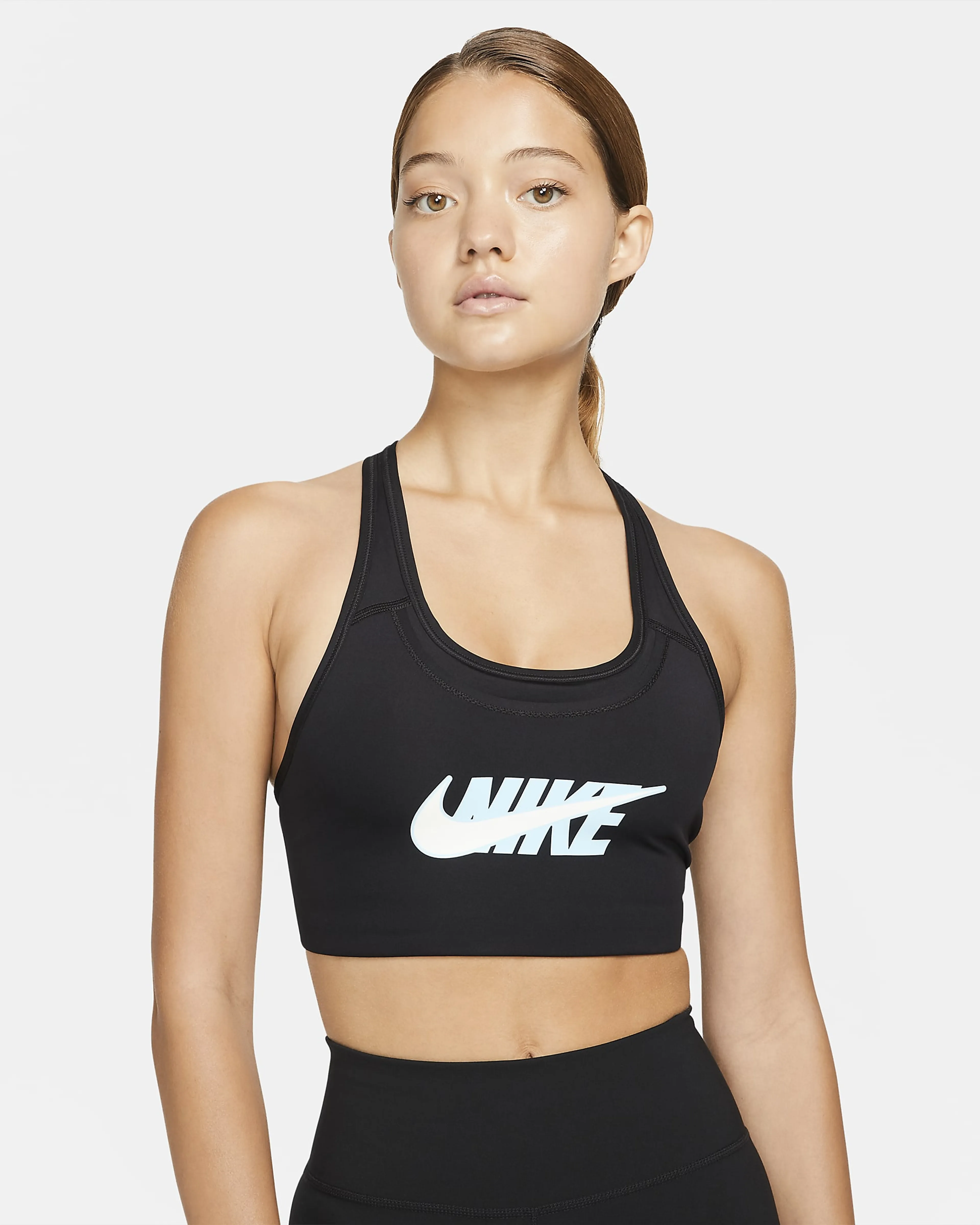 Dri-FIT Swoosh Icon Clash sports-bh dame