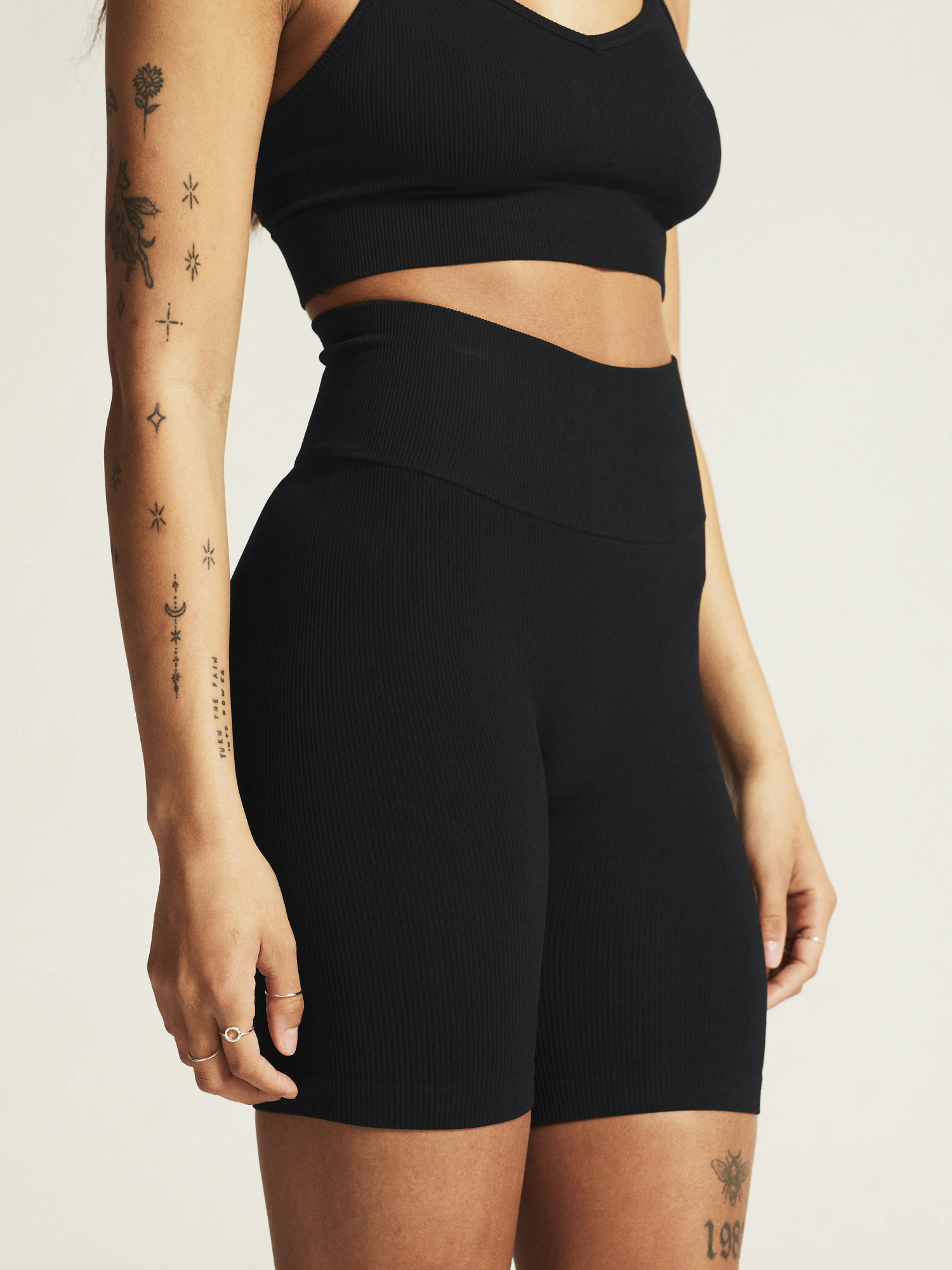 Collective Rib Short Tights W