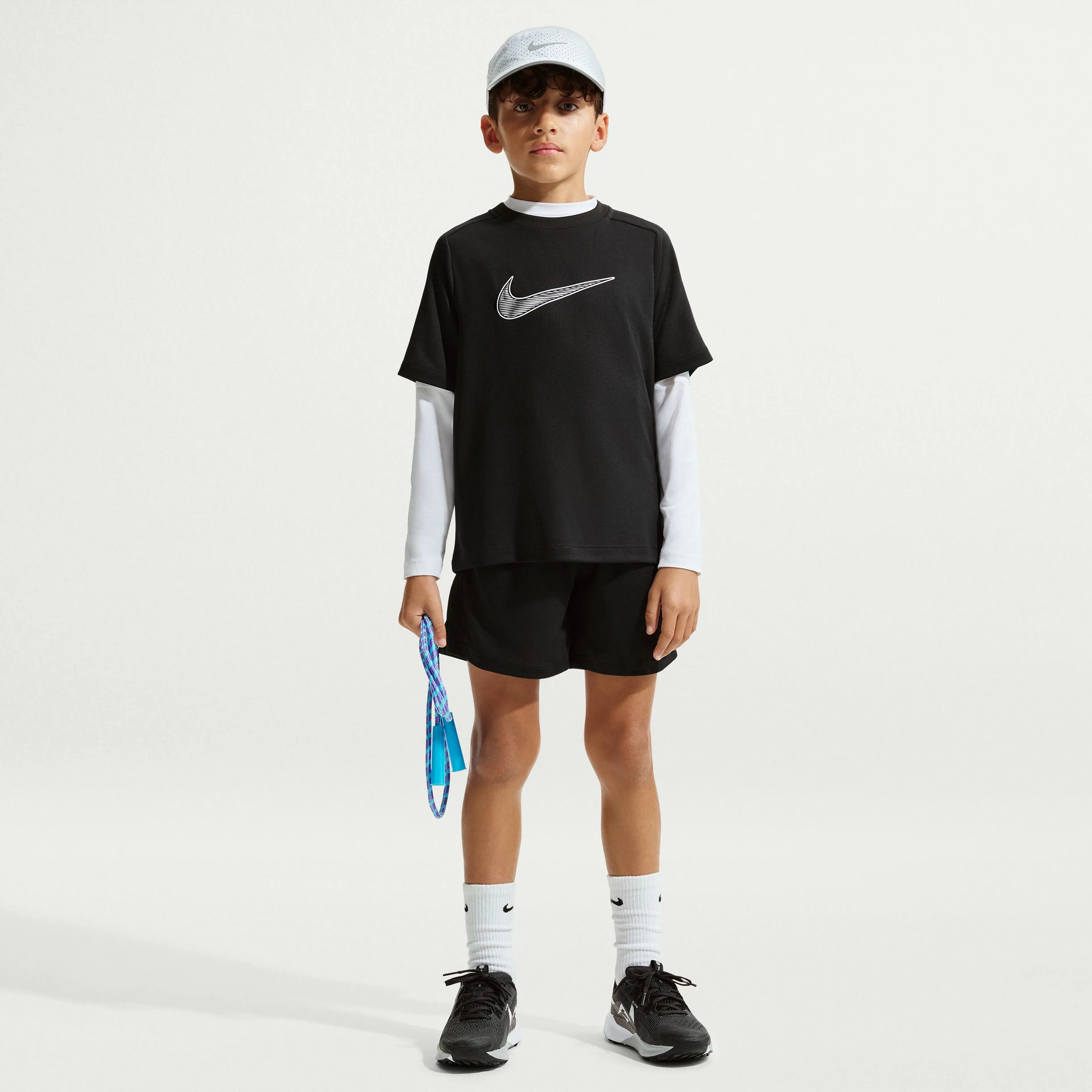Multi Big Kids' (Boys') Dri-FIT Short-Sleeve Training Top