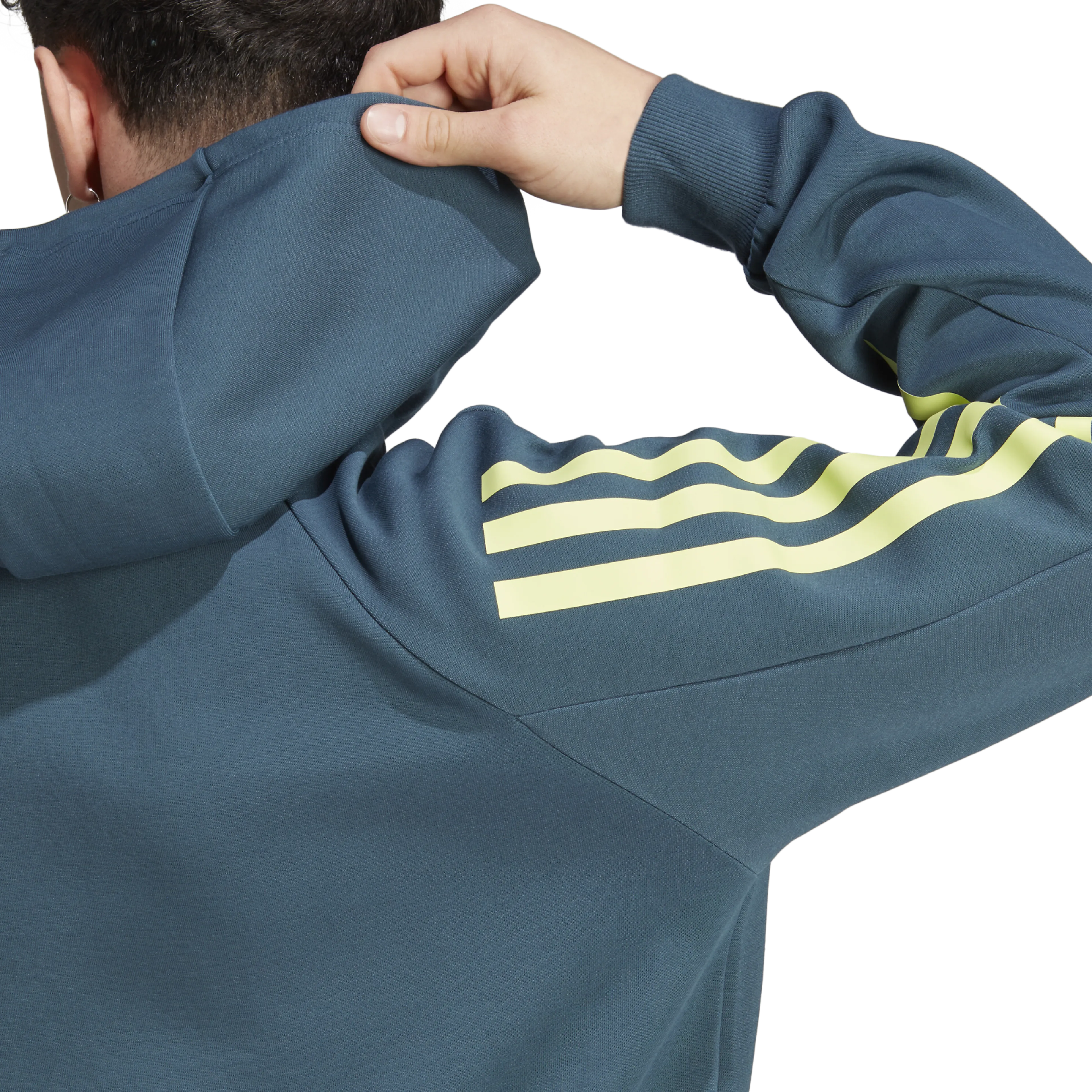 Future Icons 3-Stripes Full-Zip hettejakke herre