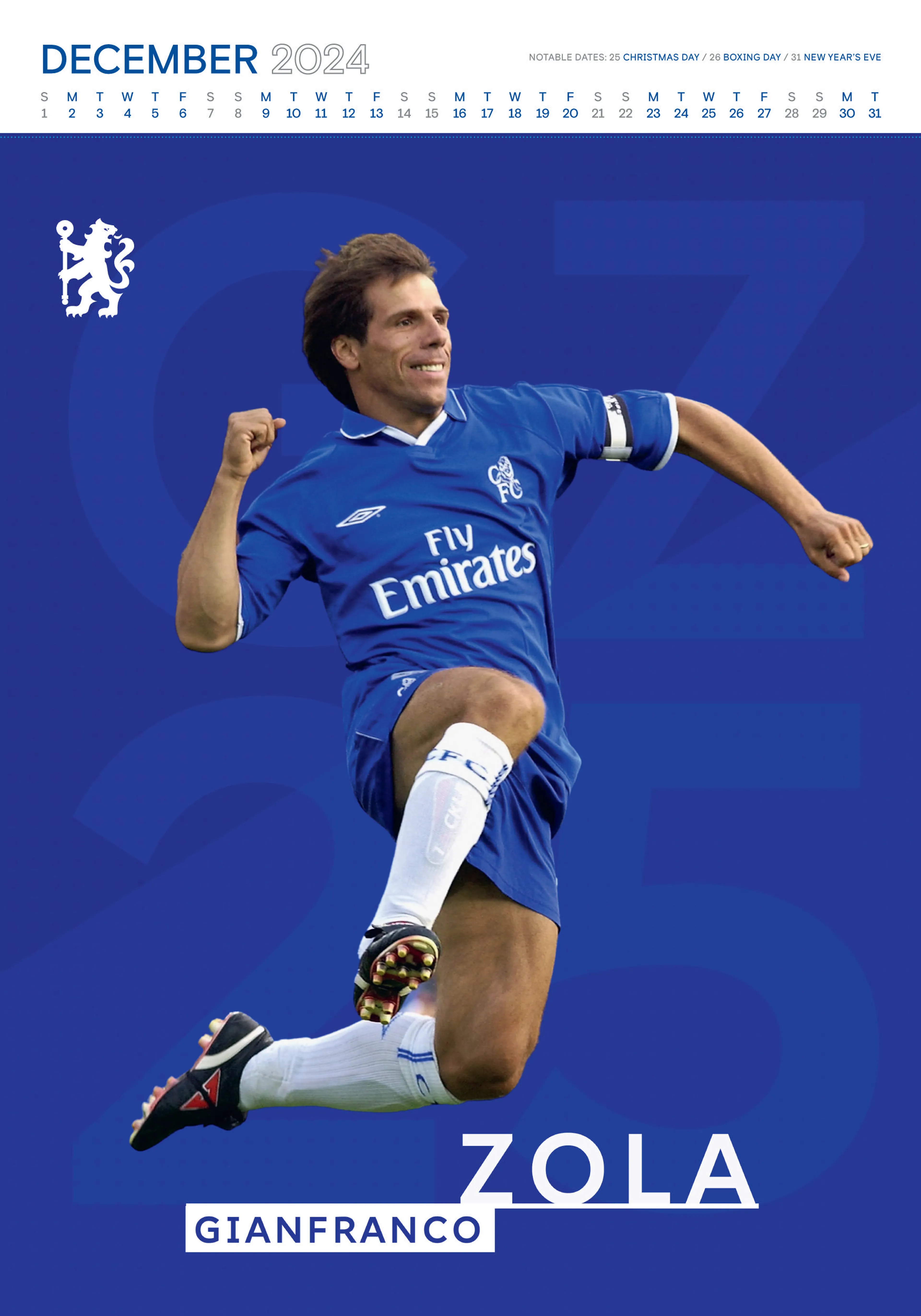 CHELSEA FC 2024 A3 KALENDER