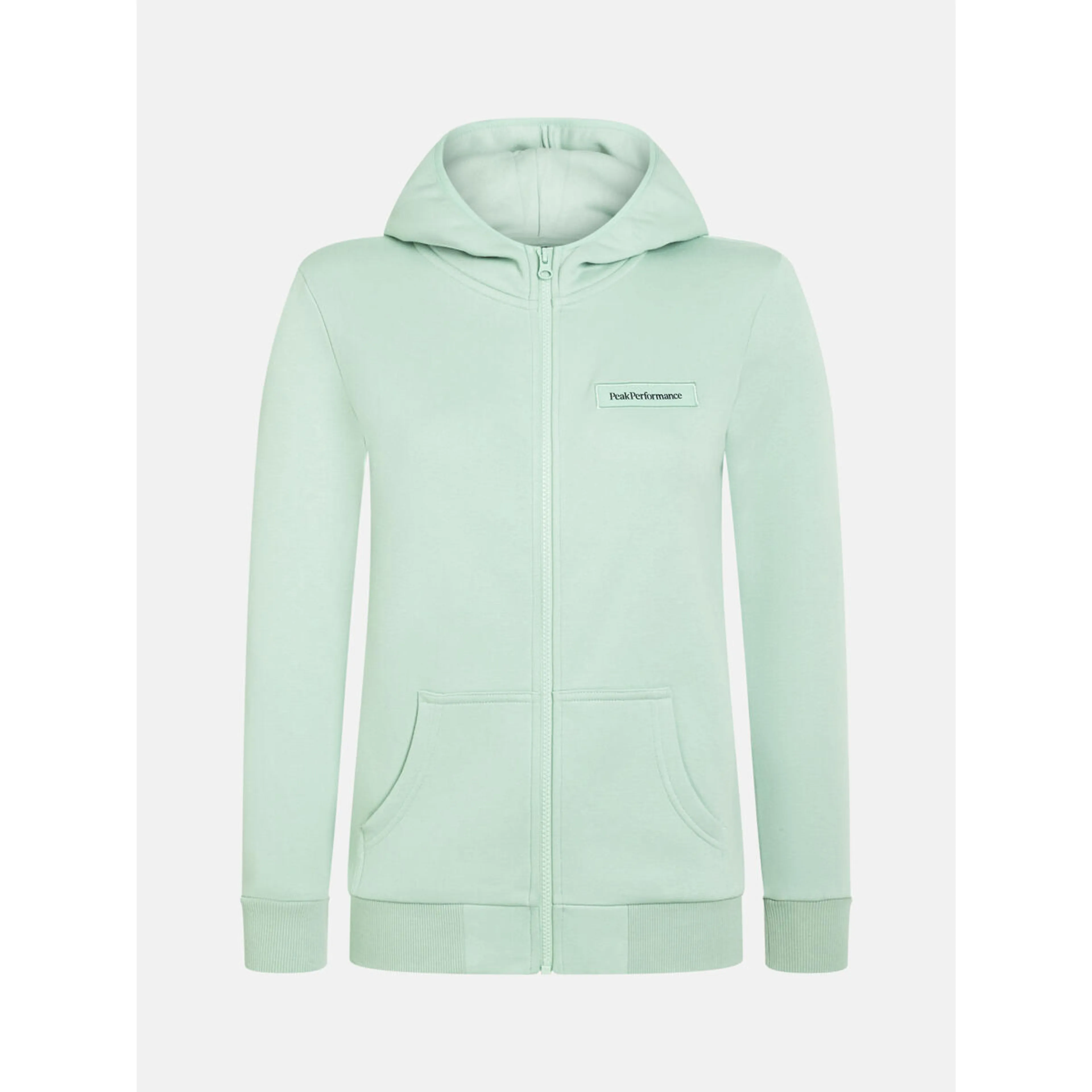 W Logo Zip Hood Sweatshirt