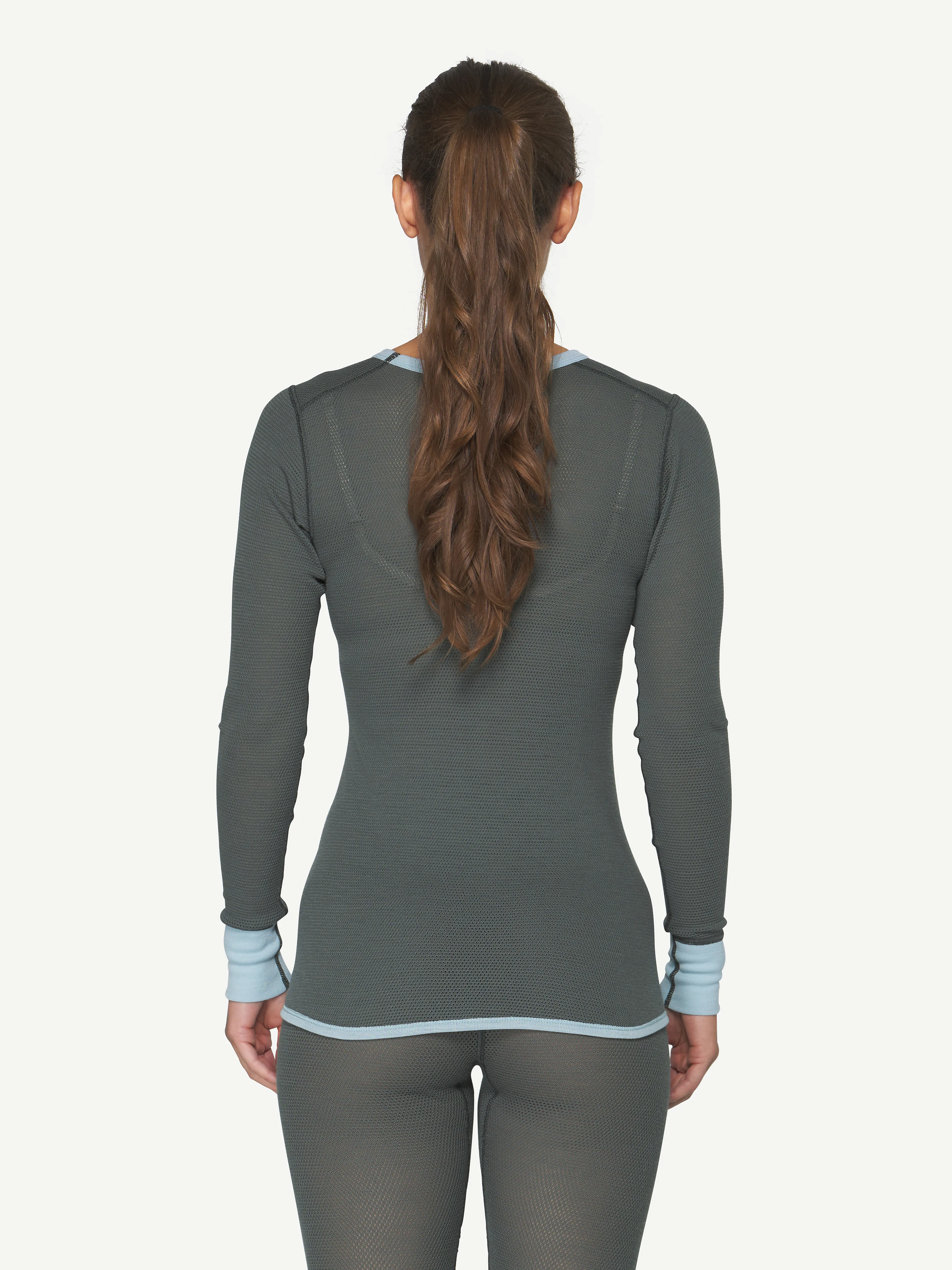 WOOL MESH WOMAN SHIRT