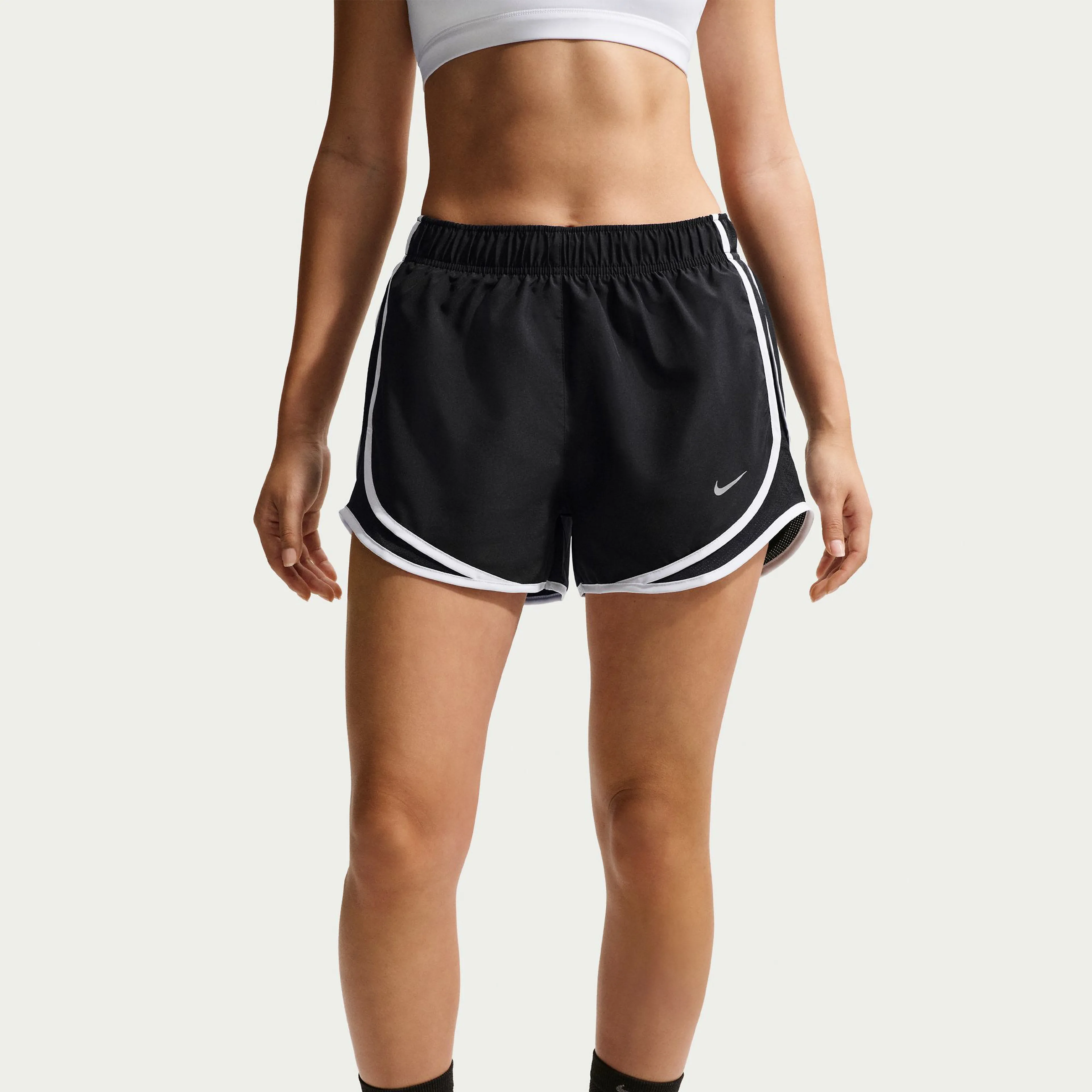 Tempo Women's Dri-FIT Mid-Rise Brief-Lined Running Shorts