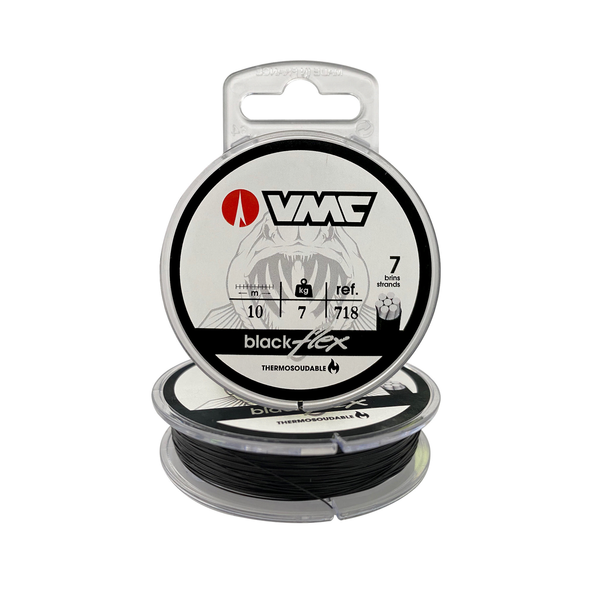 C718 Blackflex 10m Spole 0,52mm 9kg