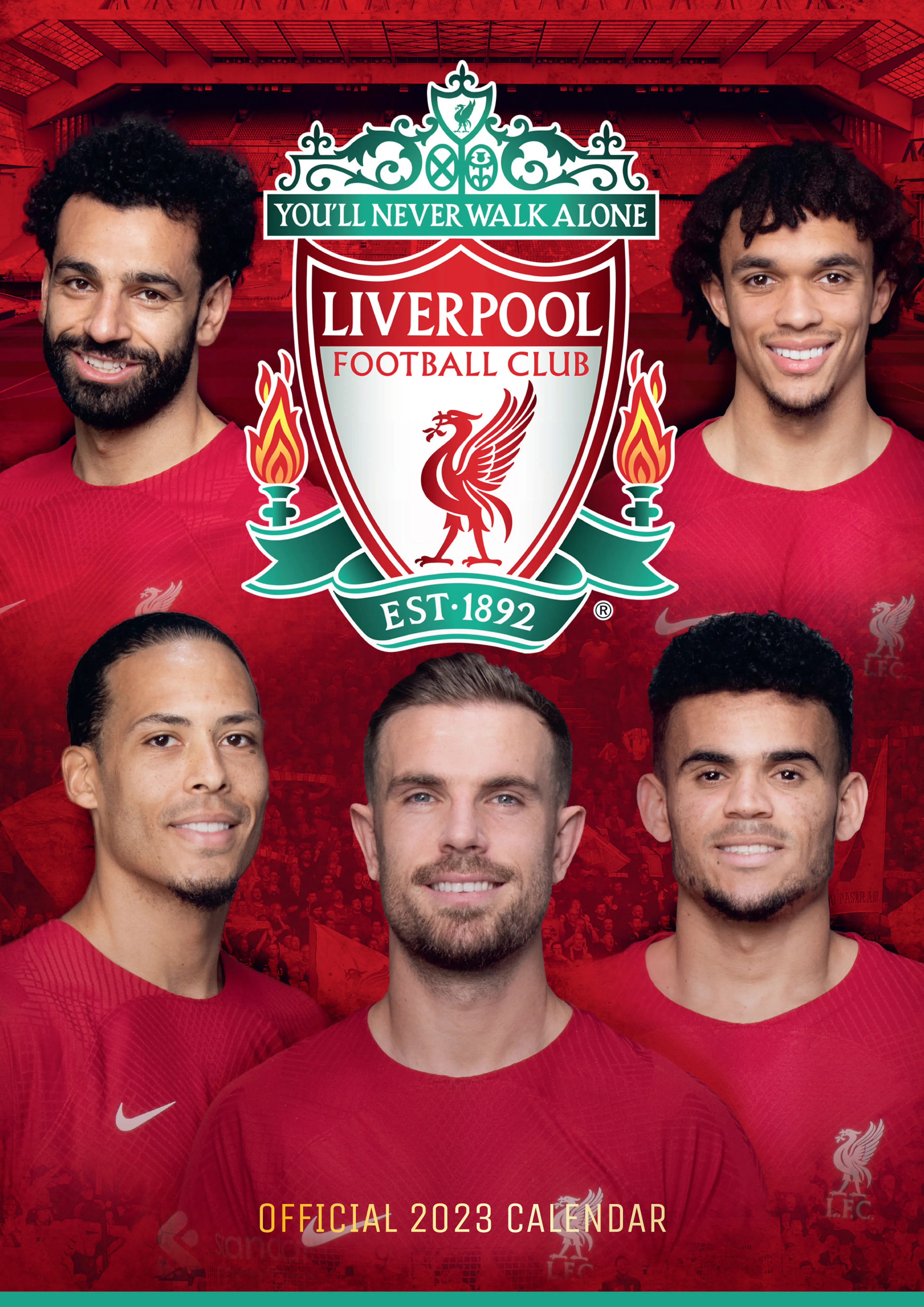 LIVERPOOL FC 2024 A3 CALENDAR