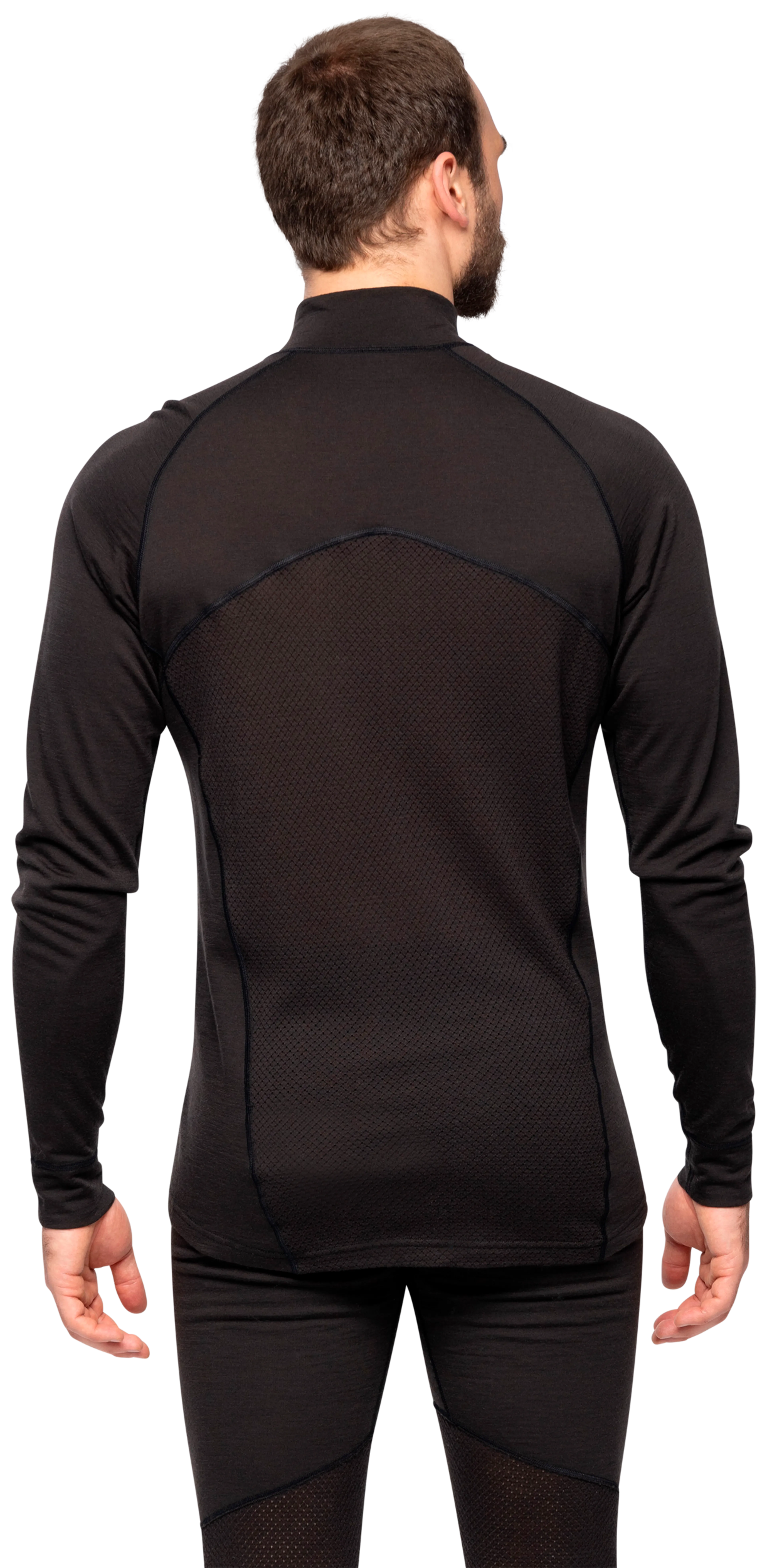 Inner:Pure Merino Half Zip Men