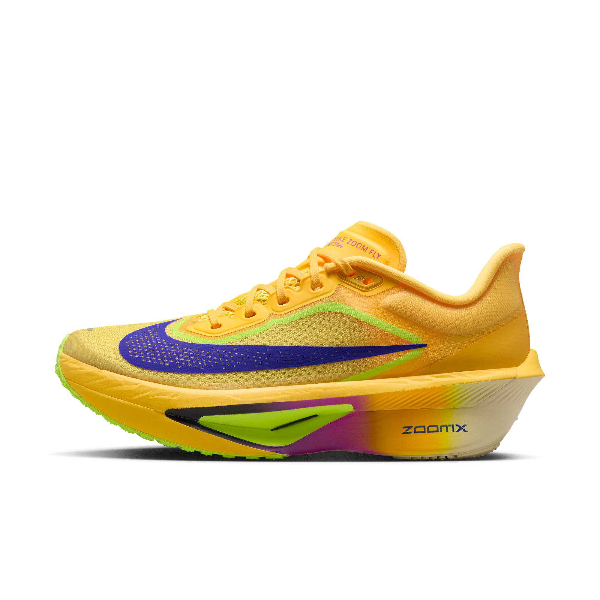 NIKE Zoom Fly 6 Women's Road Running BRIGHT CRIMSON/CAVE PURPLE