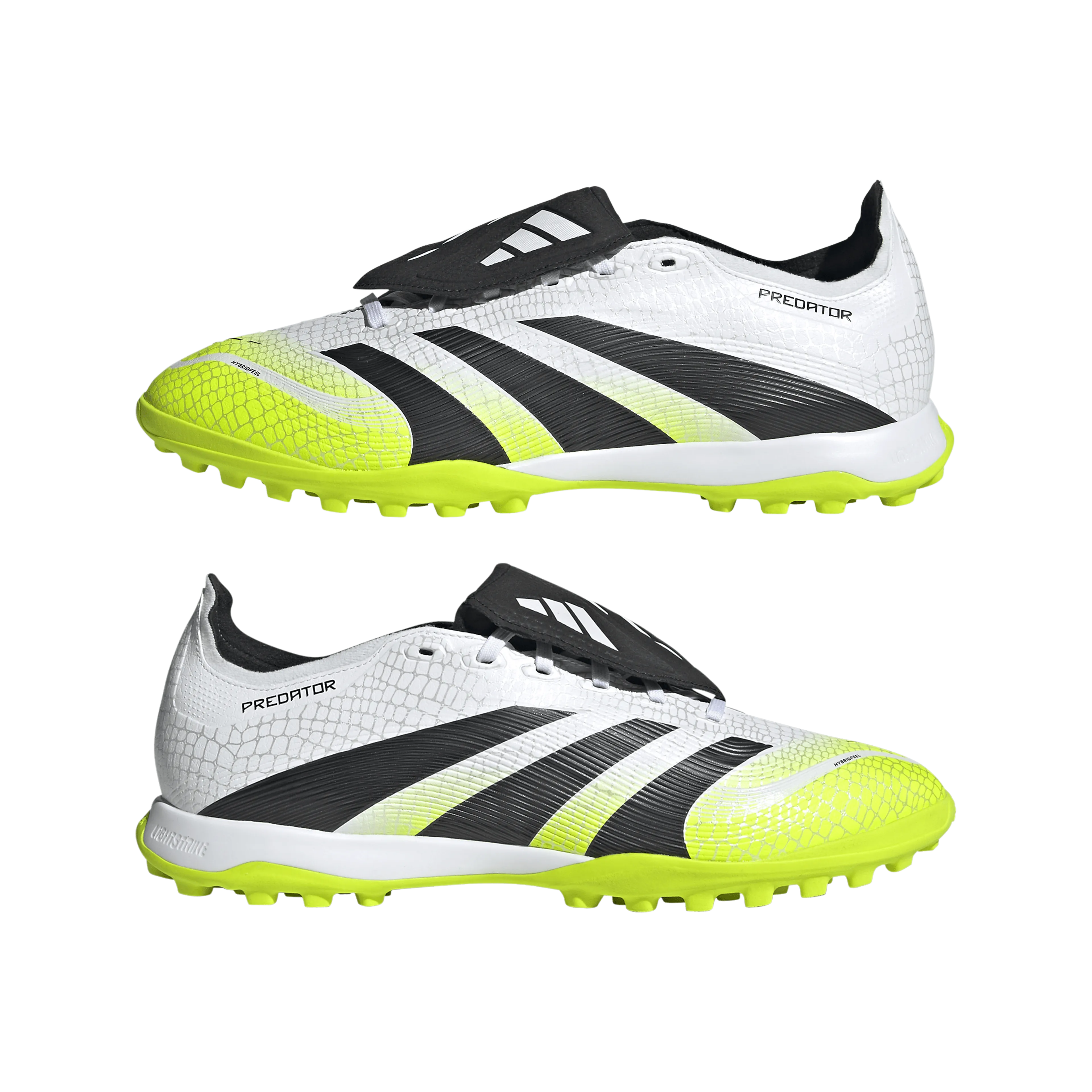 Predator League Fold-Over Tongue Turf Fotballsko Grus/Kunstgress