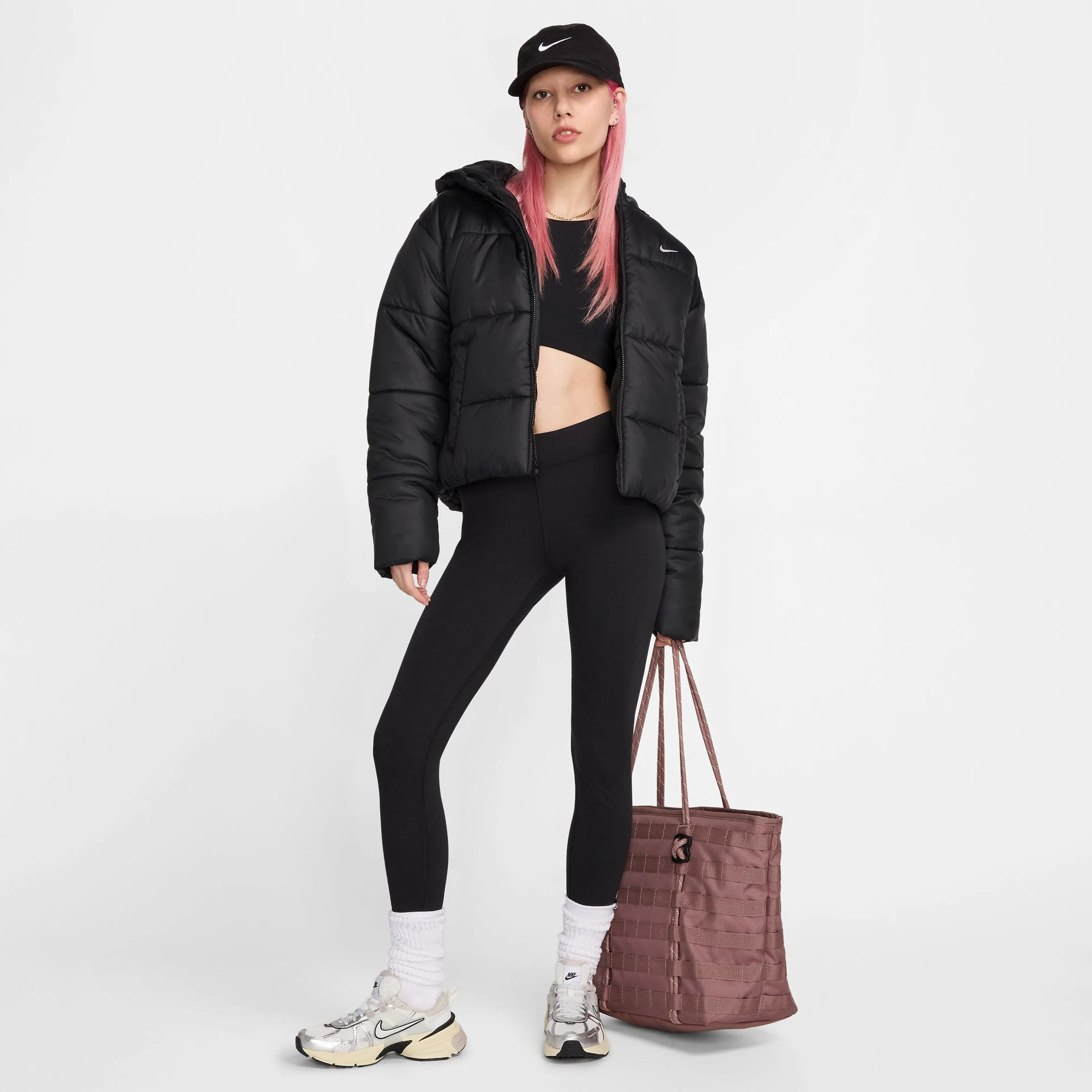Sportswear Classic Puffer Women's Therma-FIT Loose Hooded Jacket