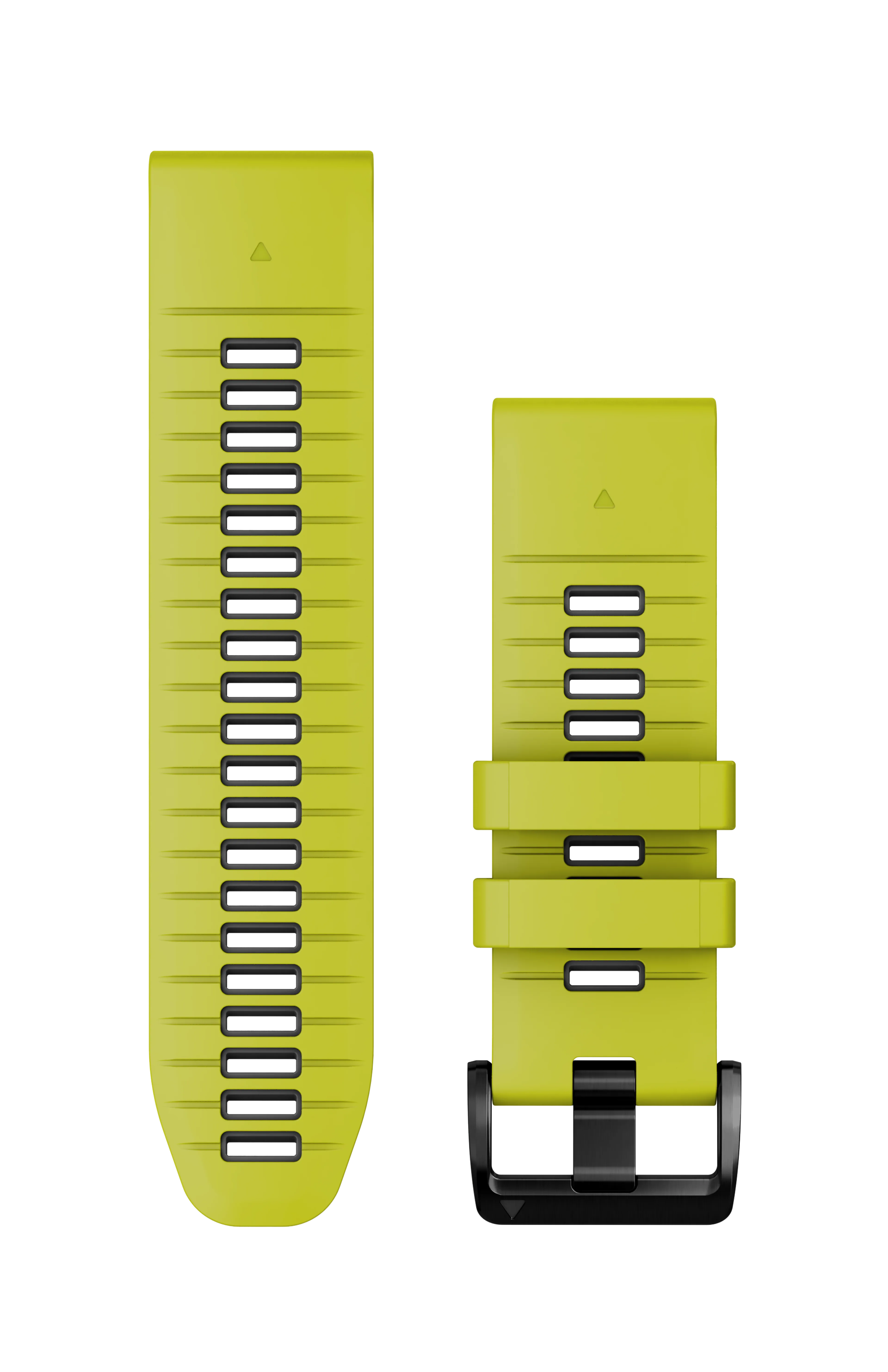 QuickFit 26 mm Electric Lime/Graphite silicone band QuickFit 26 mm Electric Lime/Graphite silicone band