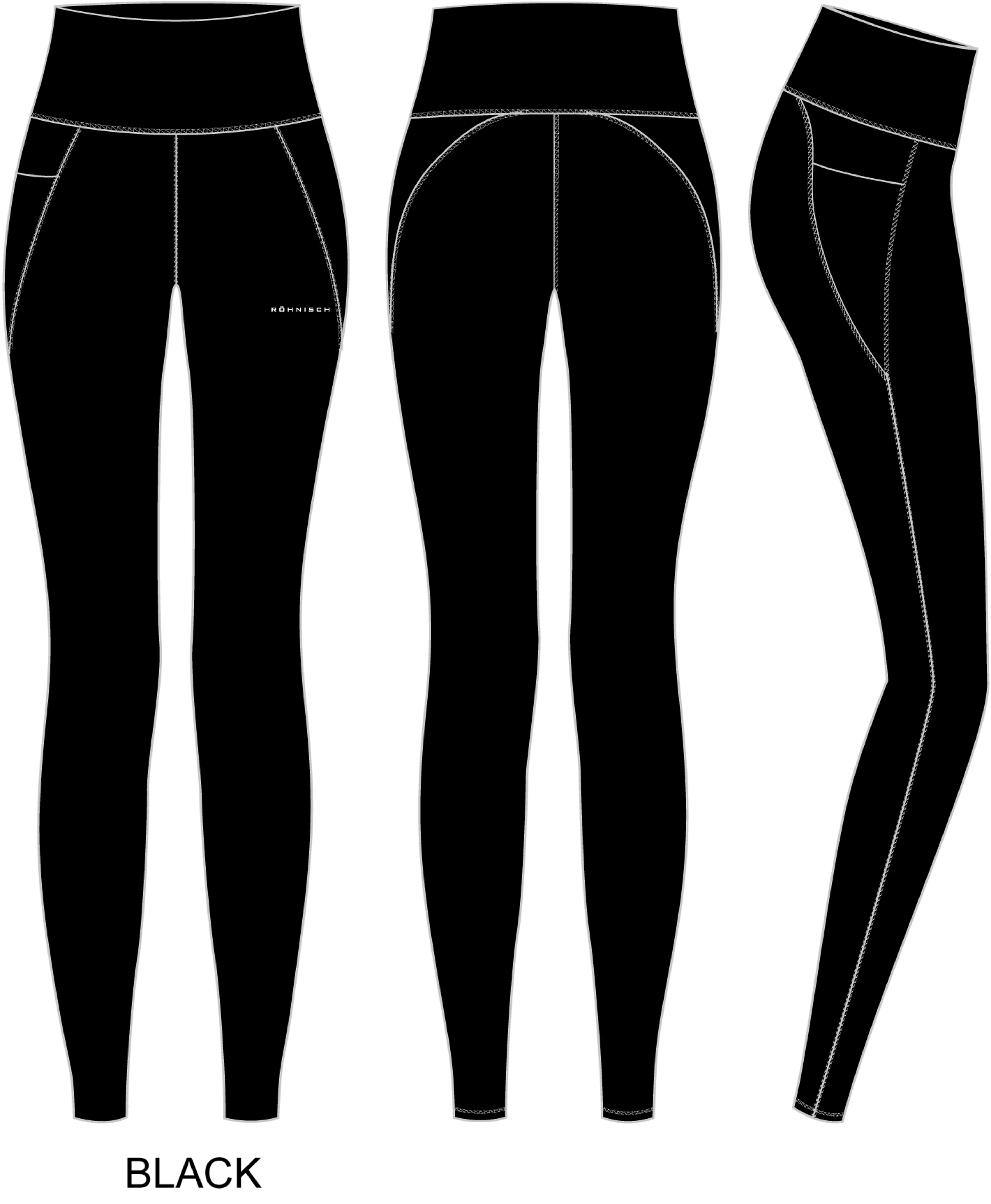 Flattering High Waist Tights