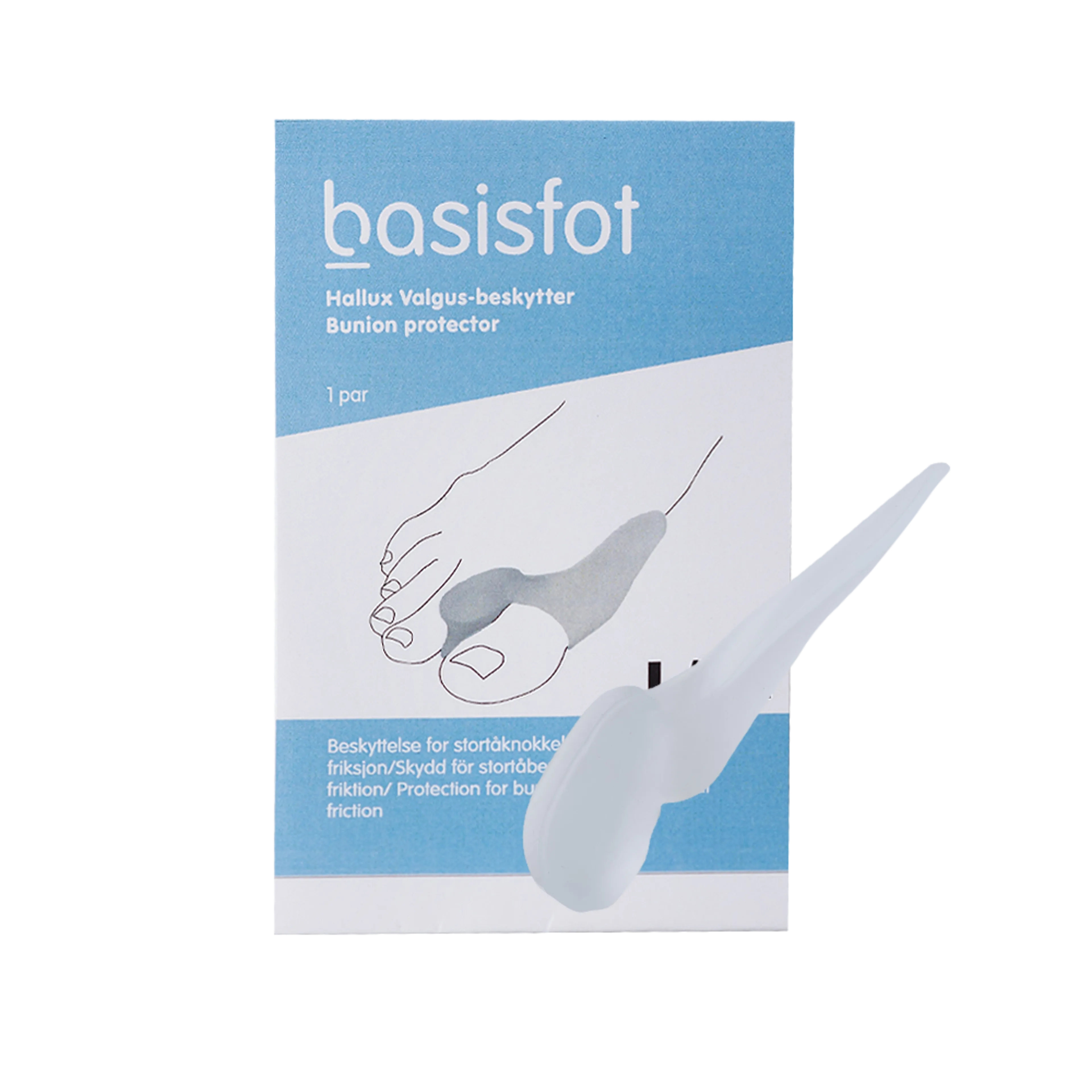 Basisfot Hallux Valgus-beskytter str S/M